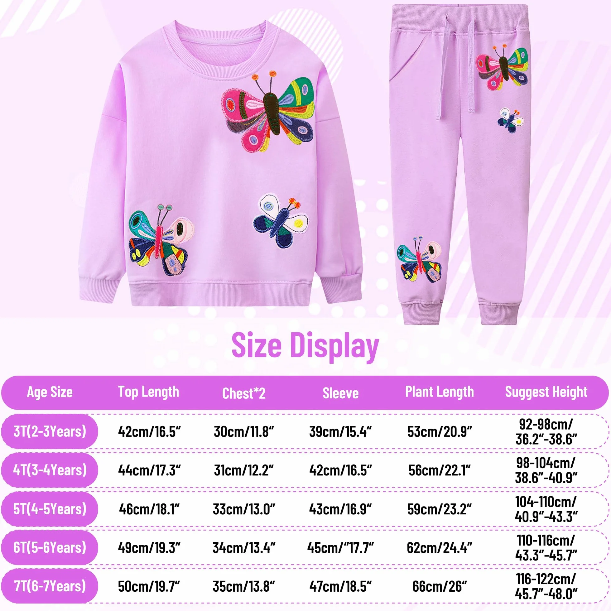 Dres do biegania dla dziewczynek i dzieci, zestaw z bawełny, dres treningowy, ciepły dres sportowy, kreskówka, długi rękaw, bluza i spodnie do biegania, odzież sportowa dla małych dzieci, rozm.