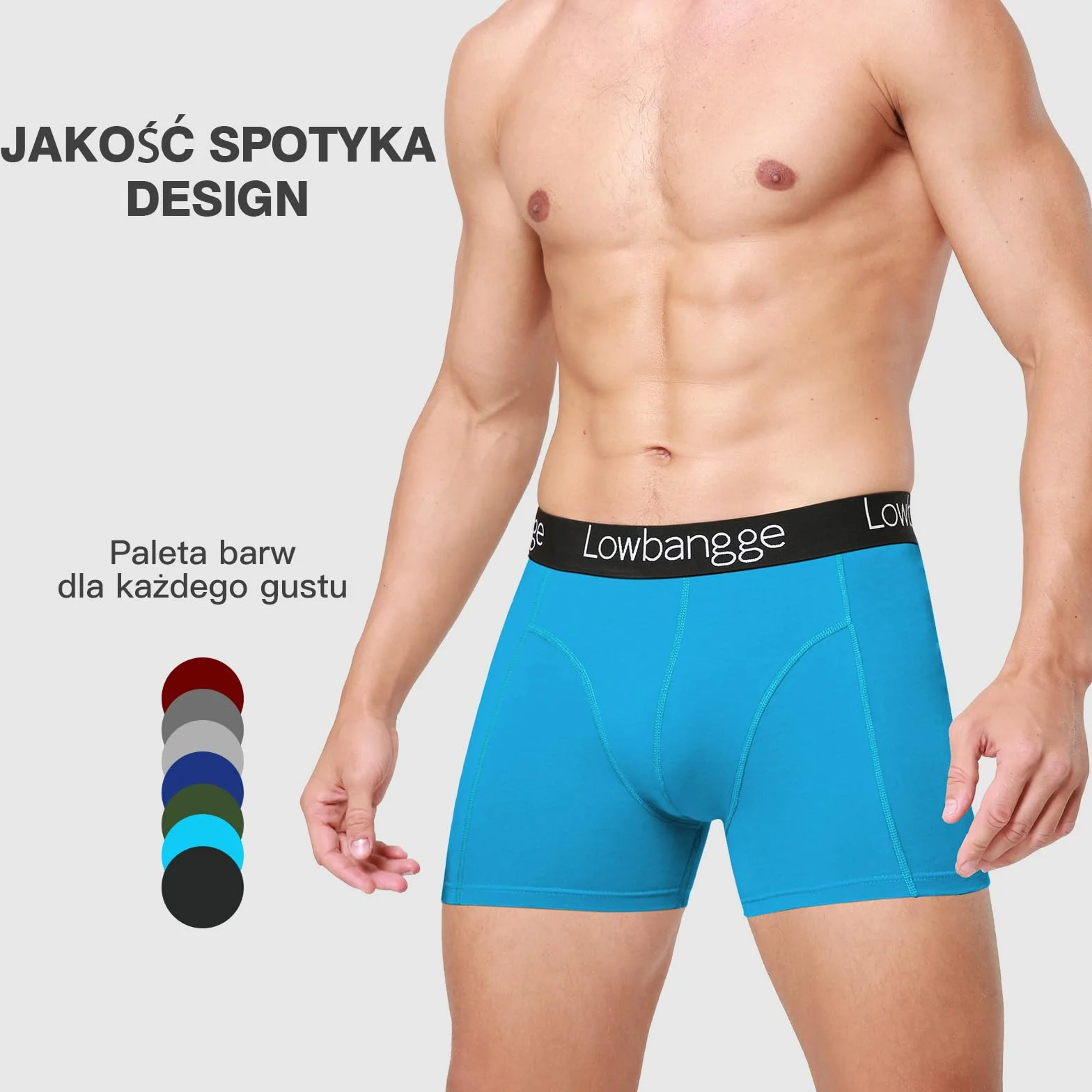 Bawełniane Męskie Bokserki Trunks Retro (paczka 6 sztuk), Idealne Dopasowanie i Oddychające Majtki Męskie