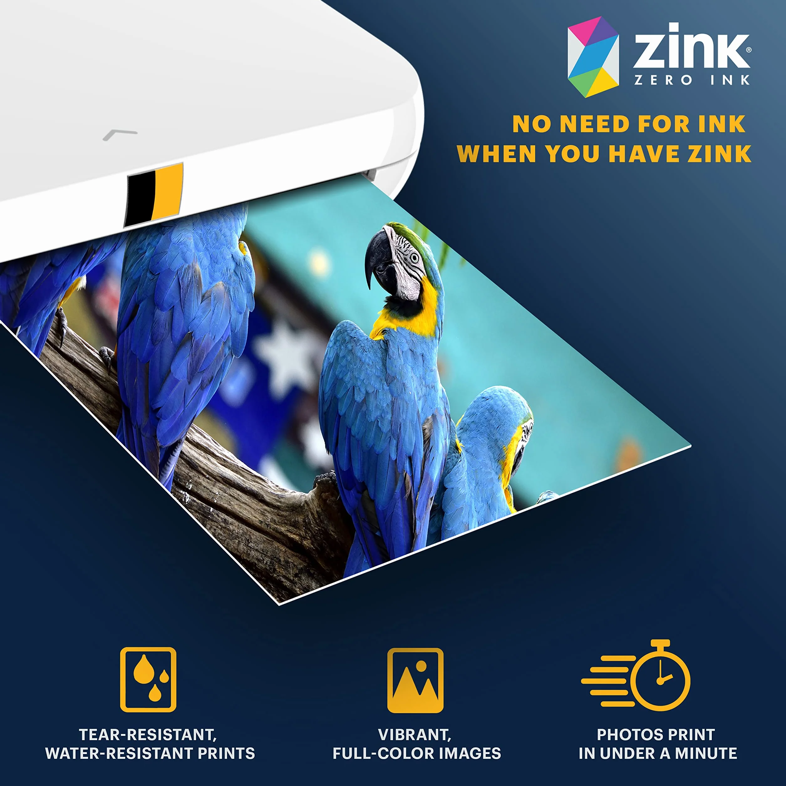 KODAK Papier fotograficzny premium z cynkiem premium 5 x 7,6 cm (100 arkuszy) – kompatybilny z aparatami i drukarkami KODAK (biały)