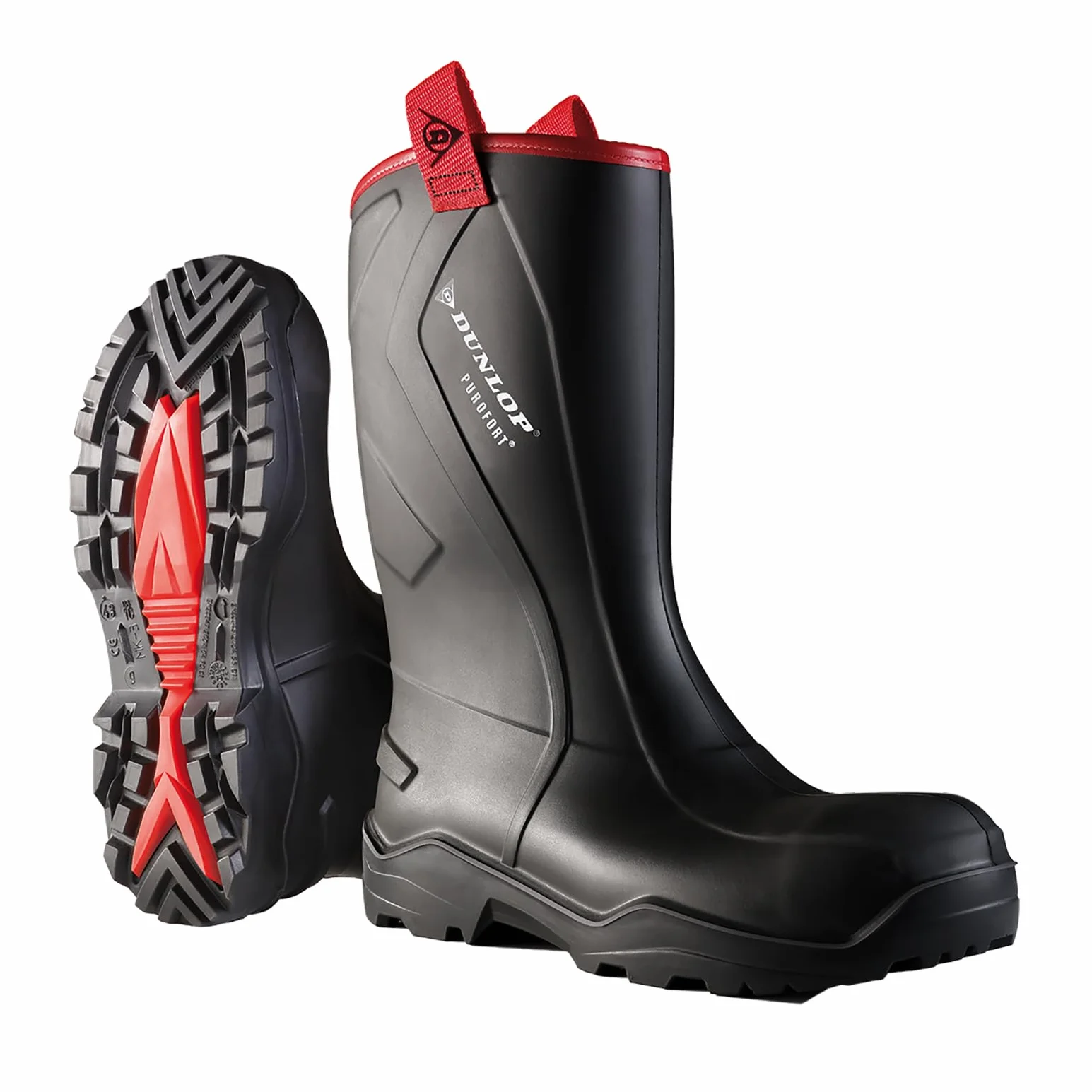 DUNLOP Uniseks Dunlop Purofort+ Rugged Full SafetyObuwie przeciwdeszczowe