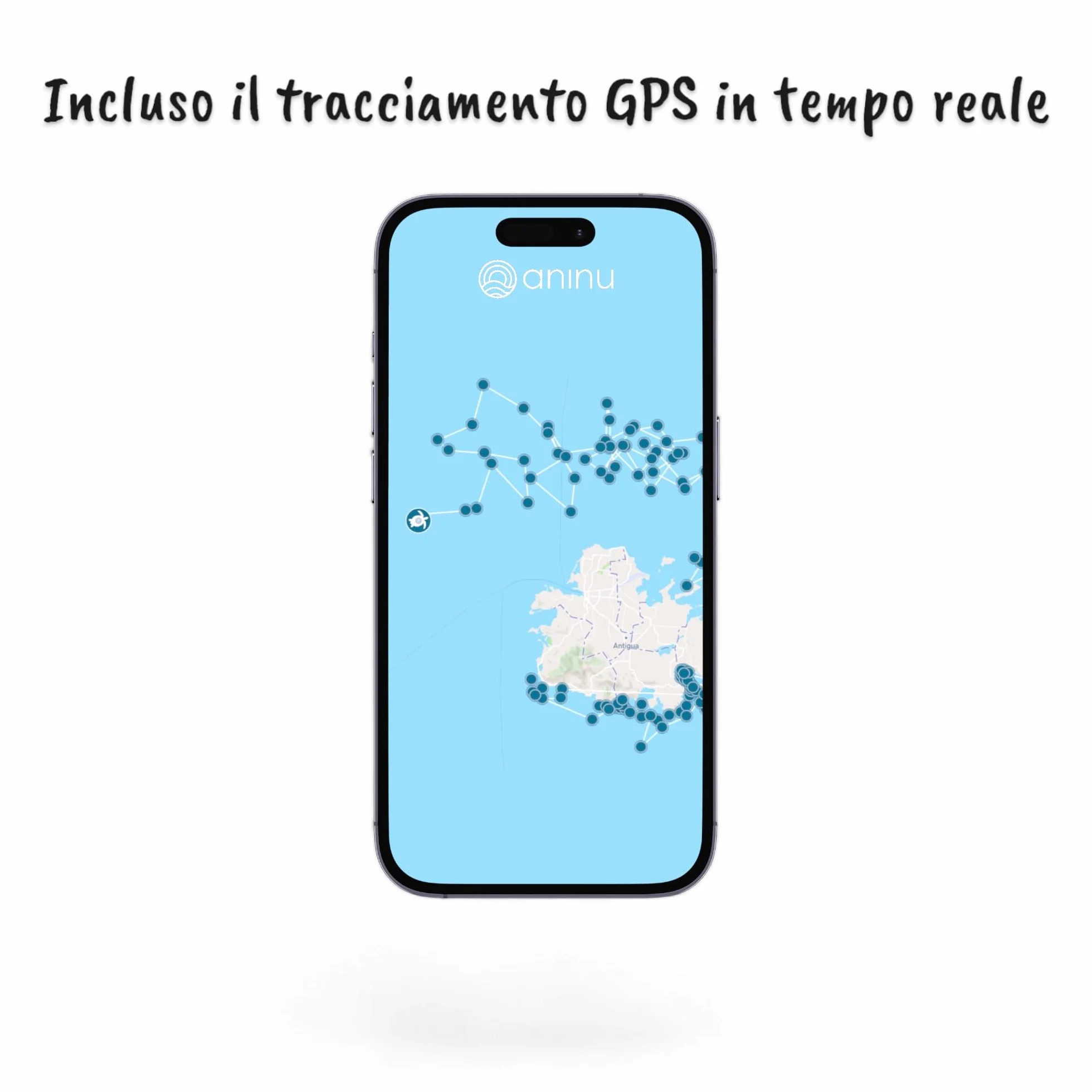 aninu bransoletka z pereł z żółwiem i GPS Live Tracking – Ocean bransoletka przyjaźni dla dzieci, żółwi, bransoletka przyjaźni jako prezent dla dziewcząt i chłopców, talizman szczęścia, Eine Grösse,