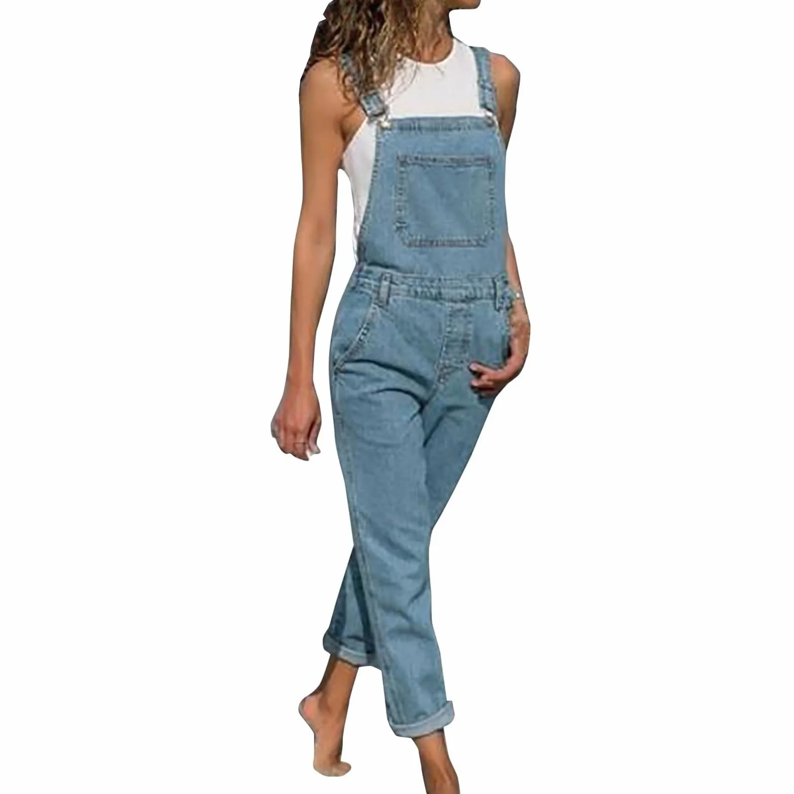 Ogrodniczki Damskie Jeansy Ogrodniczki Niebieskie Jeansy Kombinezon Jeansowy Kombinezon Jeansy Ogrodniczki Jeansy Ogrodniczki Regulowany Pasek Kombinezon