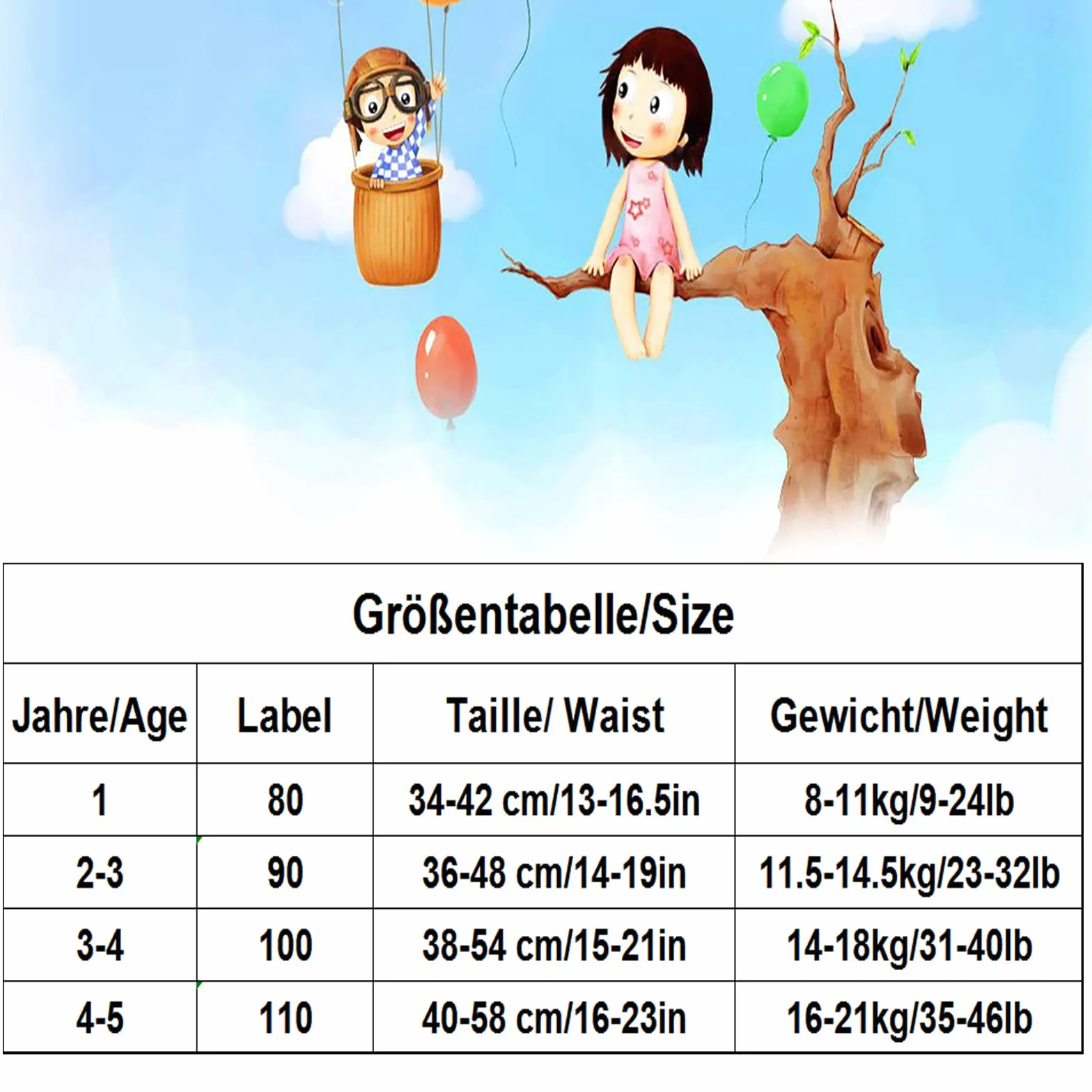 JackLoveBriefs Nocne spodnie treningowe niemowlęce dziecięce nocnik bielizna (od 1 do 5 lat, 8 sztuk