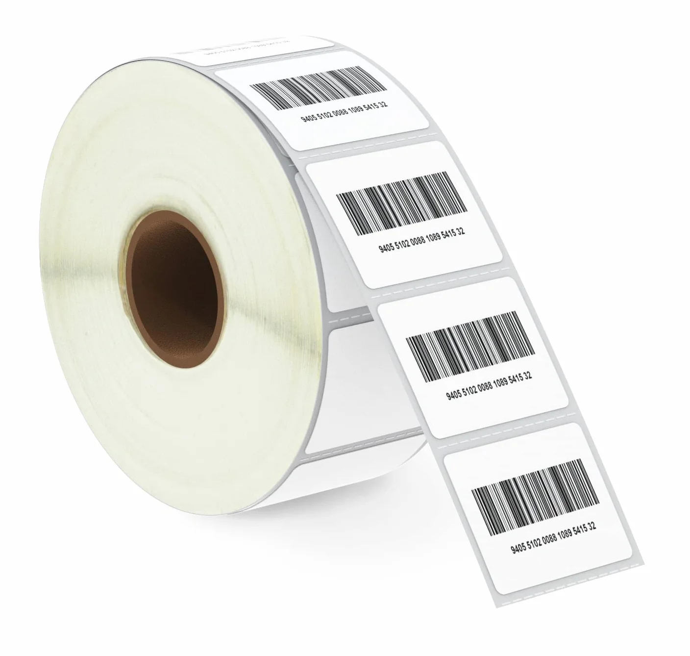 BETCKEY - 1 Rolek Etykiety Termiczne, 32 x 25mm(1.25 x 1"), 1380 Etykiety Samoprzylepne Kompatybilny z Drukarką Etykiet Zebra, Klej Premium & Perforowane