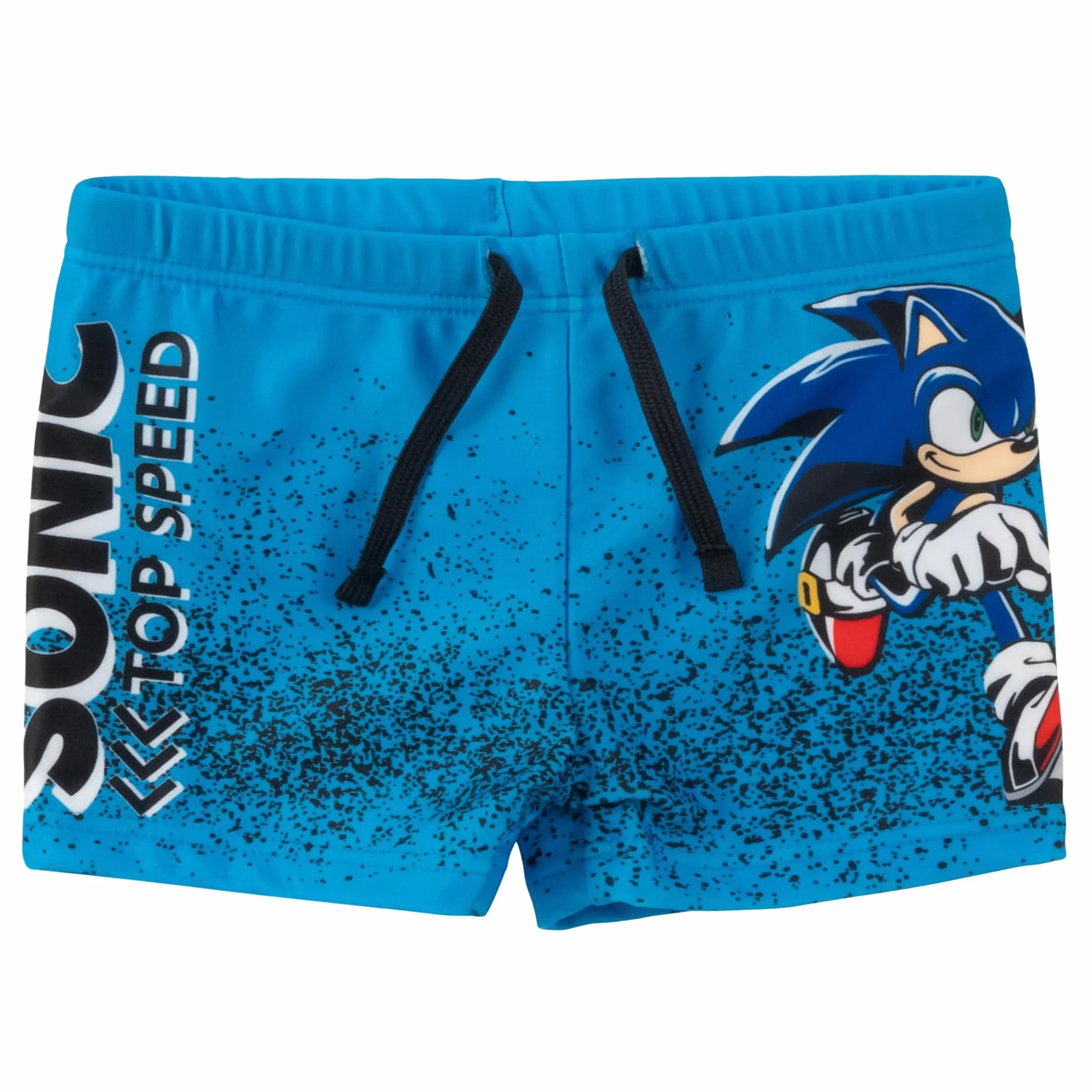 United Labels Sonic The Hedgehog kąpielówki dla chłopców – Top Speed dziecięce spodnie do pływania odzież kąpielowa spodnie niebieskie