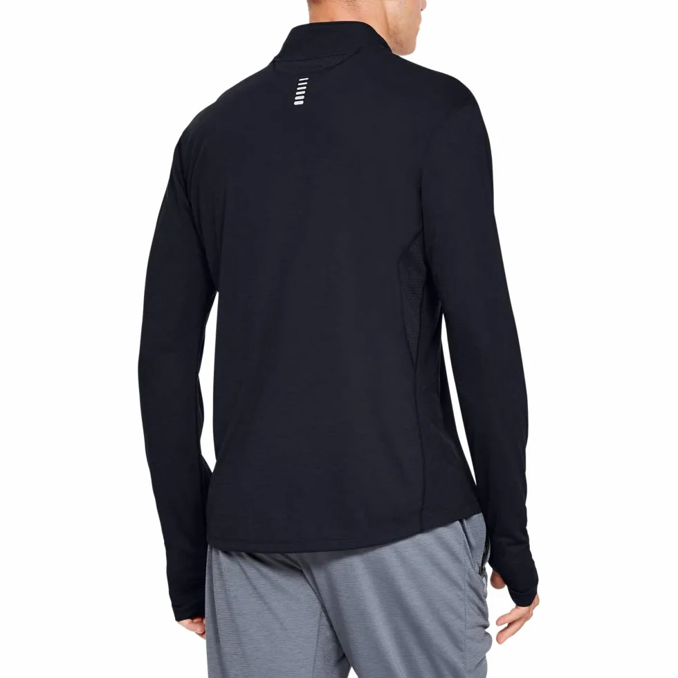 Under Armour Streaker 2.0 zamek błyskawiczny do połowy, rozgrzewany top z długim rękawem do biegania, zapinany na zamek top z nowoczesną tkaniną dla mężczyzn