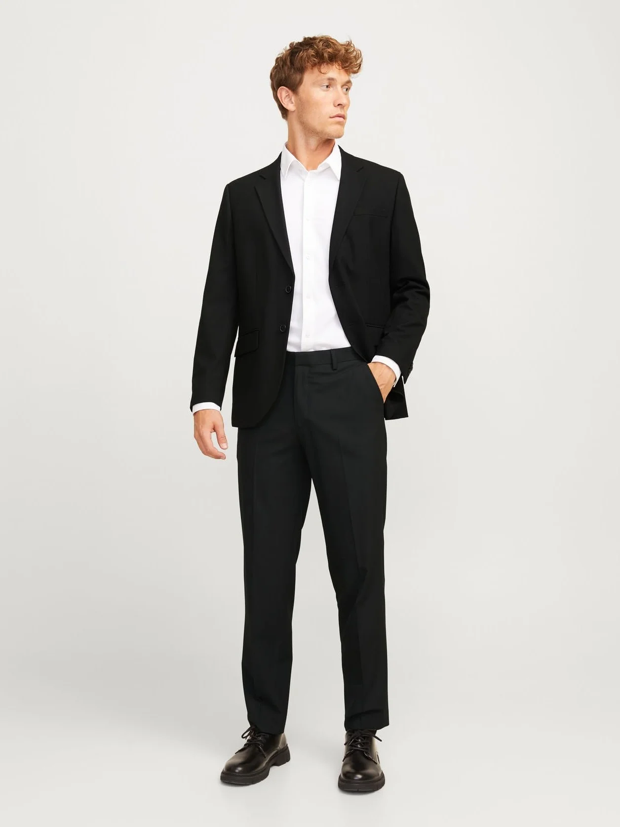 Jack & Jones JPRBUSHWICK Mathew Regular Suit, Czarny onyks/Fit:regular Fit, 46