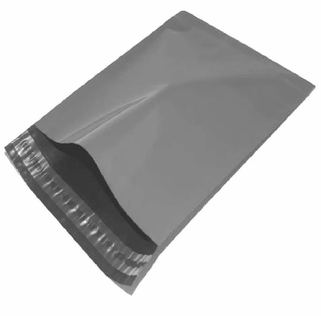 100 toreb pocztowych na wysyłkę i przechowywanie mocnych toreb pocztowych 4,5 cala x 7 cali, szare (18 cm x 11 cm)