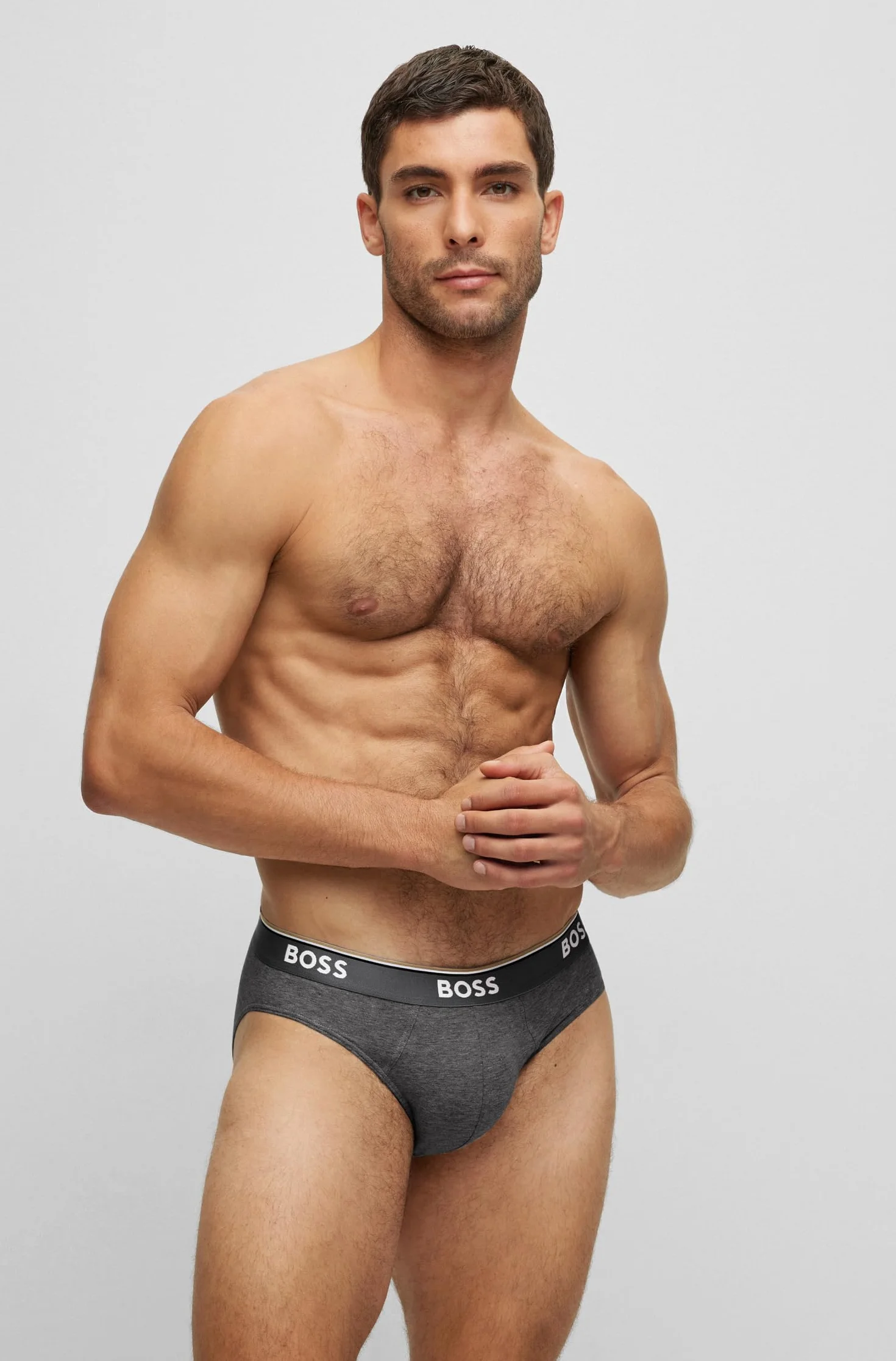 BOSS Krótkie Mężczyźni 3-pack Classic Regular Fit Stretch Briefs (3 w zestawie)