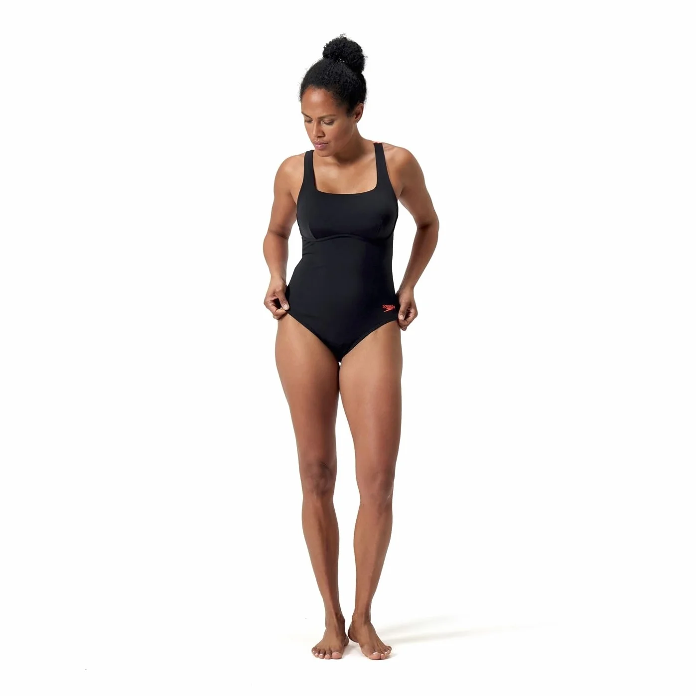Speedo Damski strój kąpielowy ze zintegrowanym biustonoszem, pływanie, fitness, trening