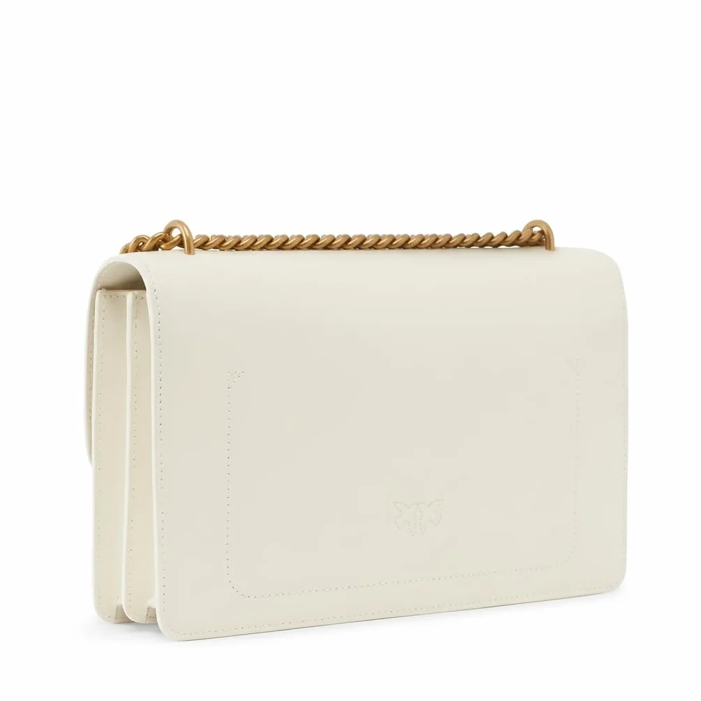 Pinko Kobiety Love One Classic Torebka, Silk/Antique Gold, 21 x 13 x 6 cm