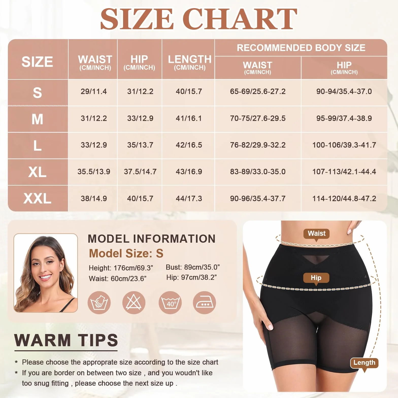Tuopuda Majtki wyszczuplające brzuch, damskie spodnie modelujące figurę, bielizna modelująca sylwetkę, bielizna modelująca sylwetkę, bielizna modelująca z nogawkami, Tummy Control