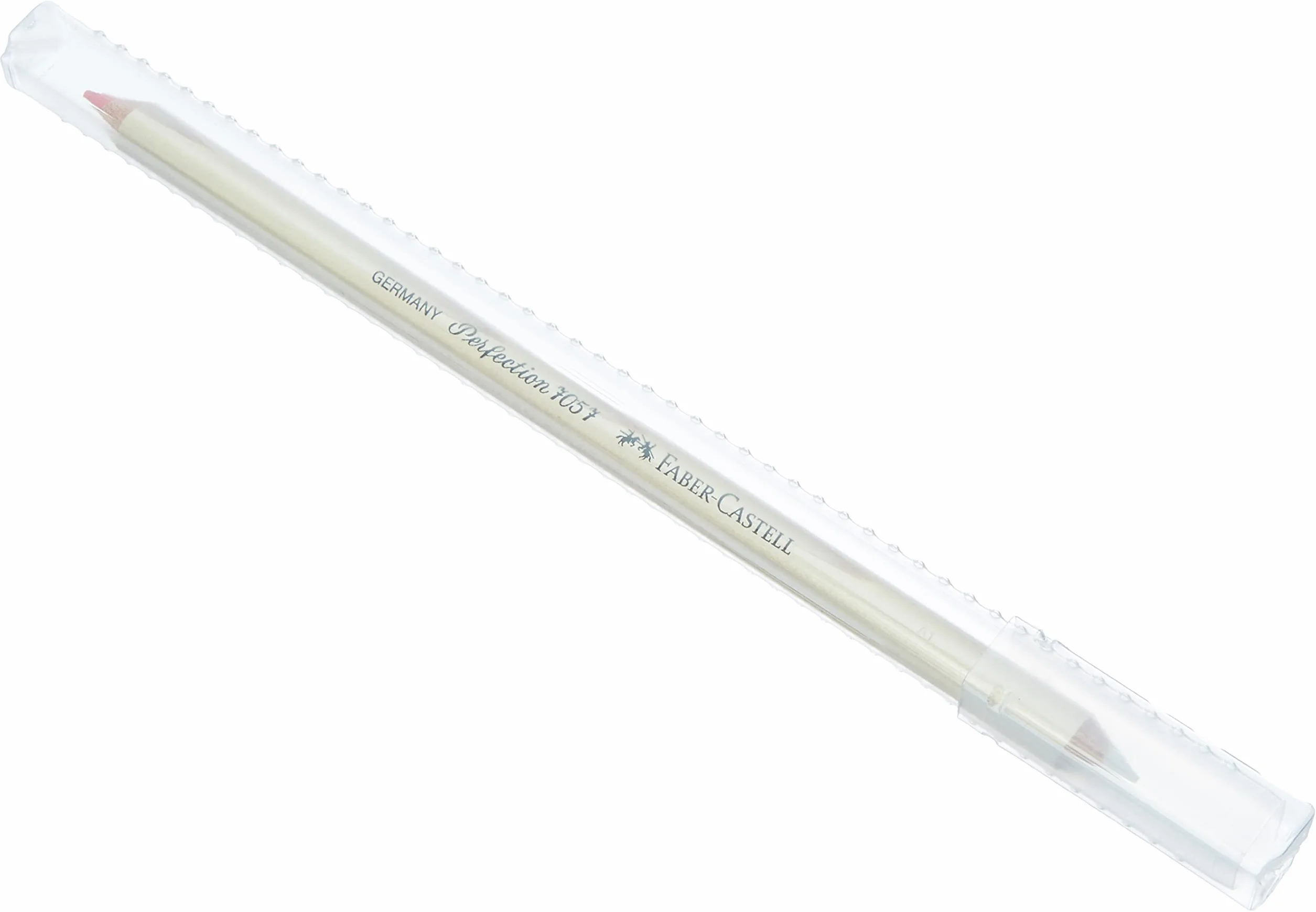 Faber-Castell 185712 Gumka do Zmazywania, Srebrny, 17.3 x 0.7 x 0.7 cm