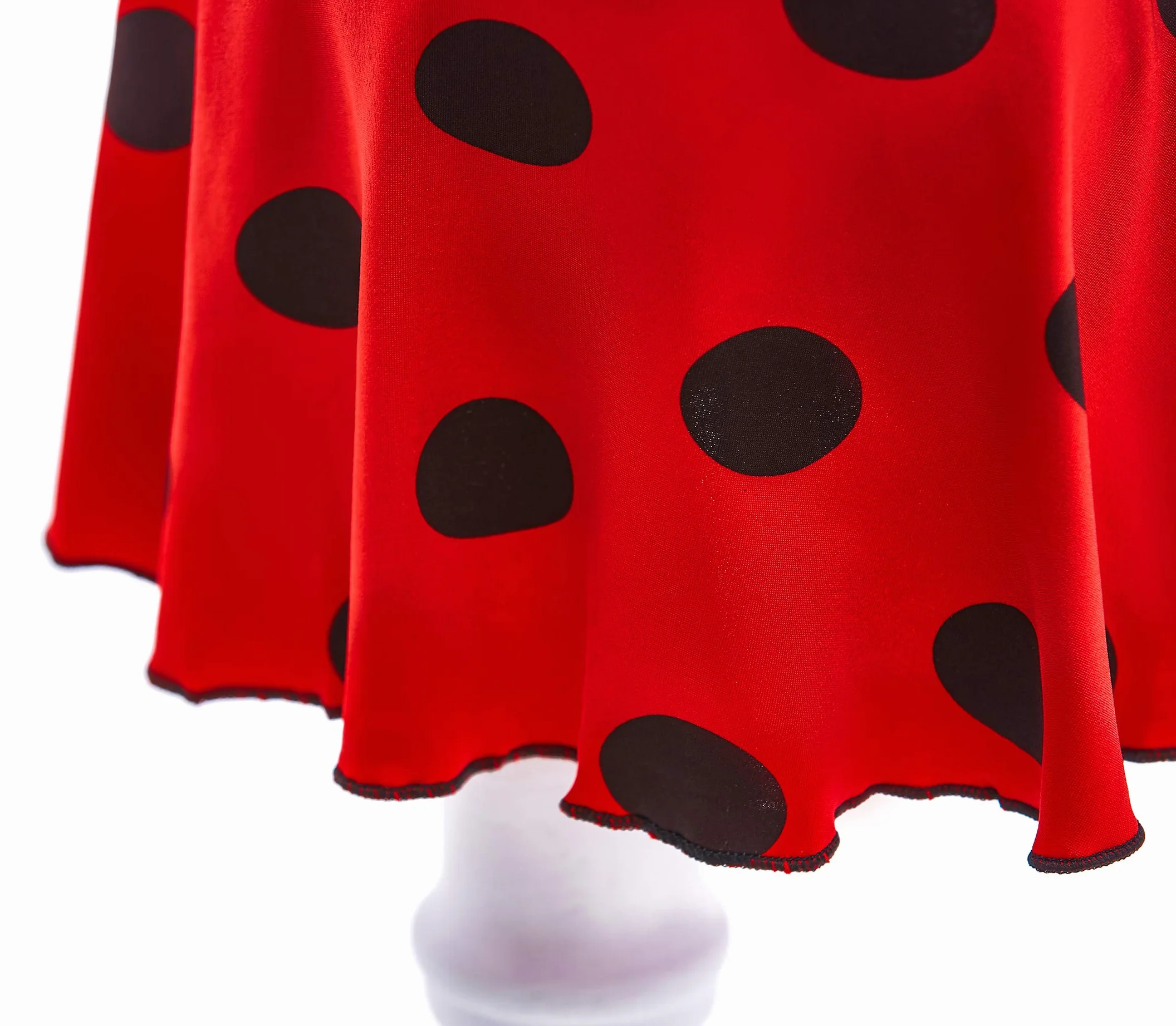 Lito Angels Biedronka Czerwony Czarny Polka Dot Pływanie Kostium Jeden Sztuk Kostium Strój Kąpielowy Pływać Sukienka dla Dzieci Dziewczynki, Wiek 3-11 Lat