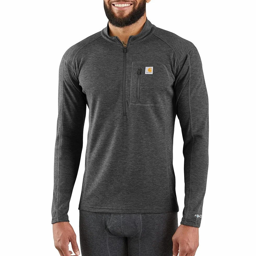 Carhartt Podkoszulka Mężczyźni Base Force Heavyweight Polyester-wool Quarter-zip