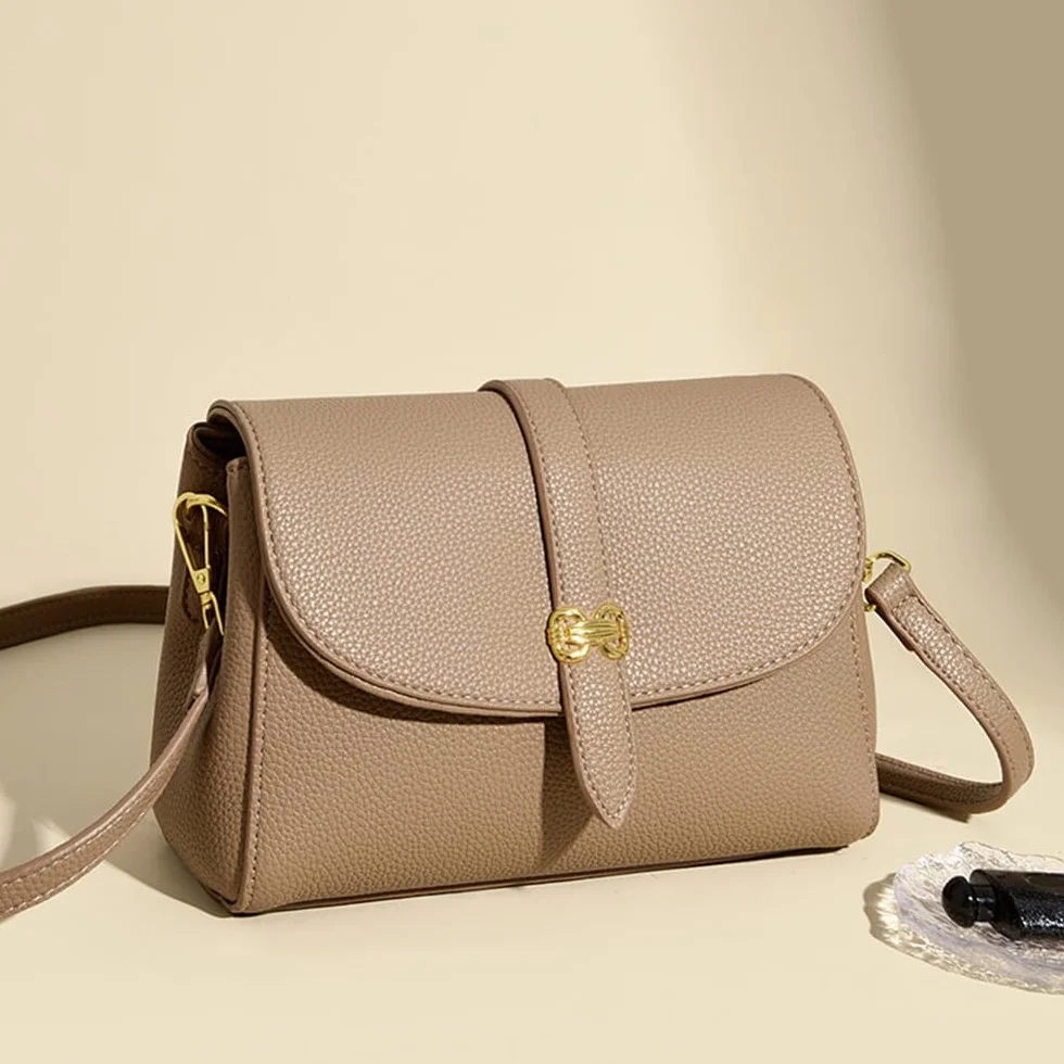 ANNI RIEL Mała torba crossbody dla kobiet skórzana torebka z klapką i torebka modna skórzana torba na ramię damska torebka na ramię