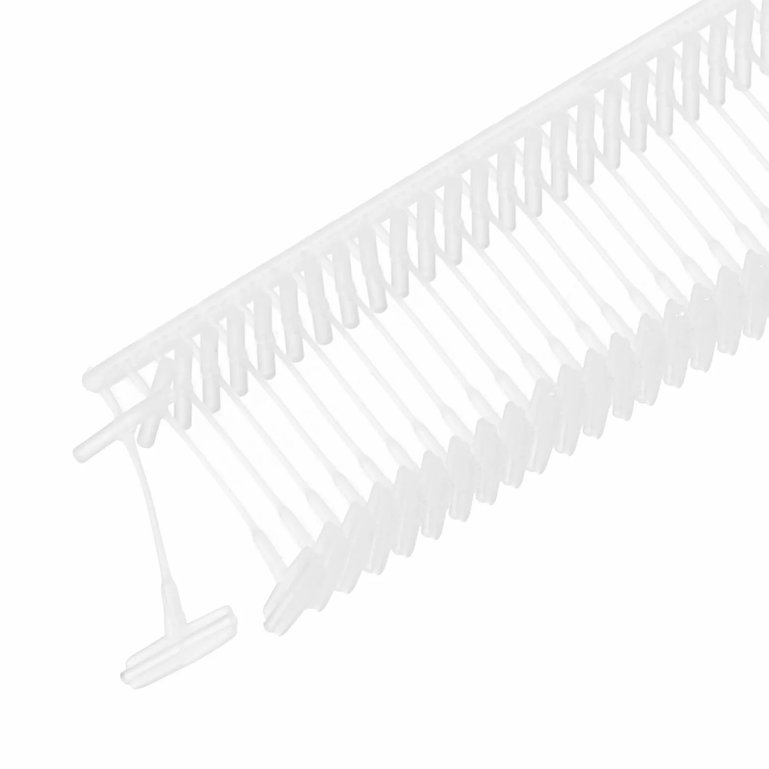QUARKZMAN Standardowe zapięcia do etykiet, tworzywo sztuczne, regularne, standardowe, do etykietowania w cenie odzieży, Barbs 12 mm, opakowanie 1500 szt. białe