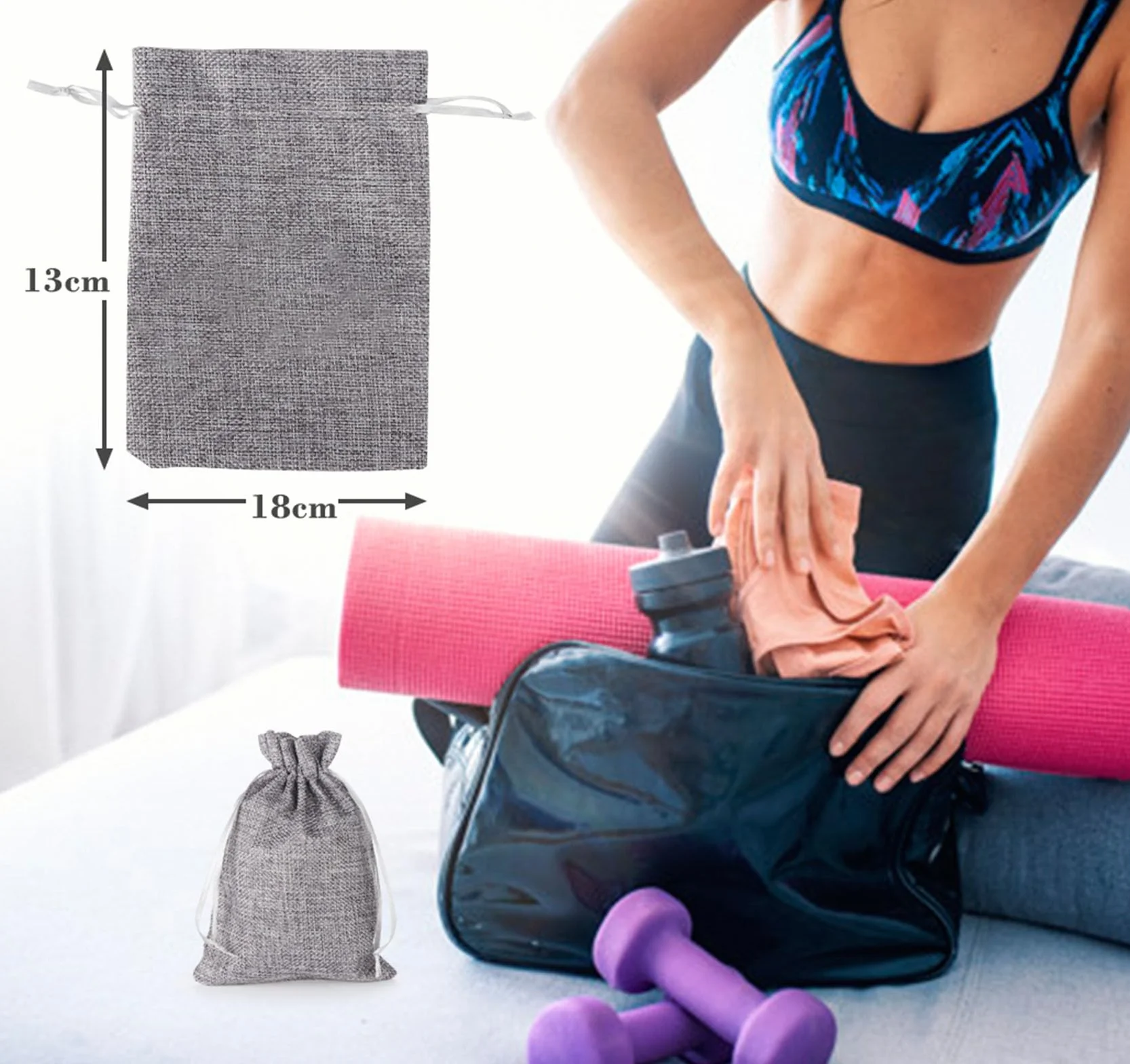 Anstore 3 pary antypoślizgowych skarpet do jogi dla kobiet, do pilatesu dla kobiet z uchwytami, idealne do jogi, pilatesu, baletu, fitnessu, treningu, rozmiar 38-42, Czarny i szary, zielony i