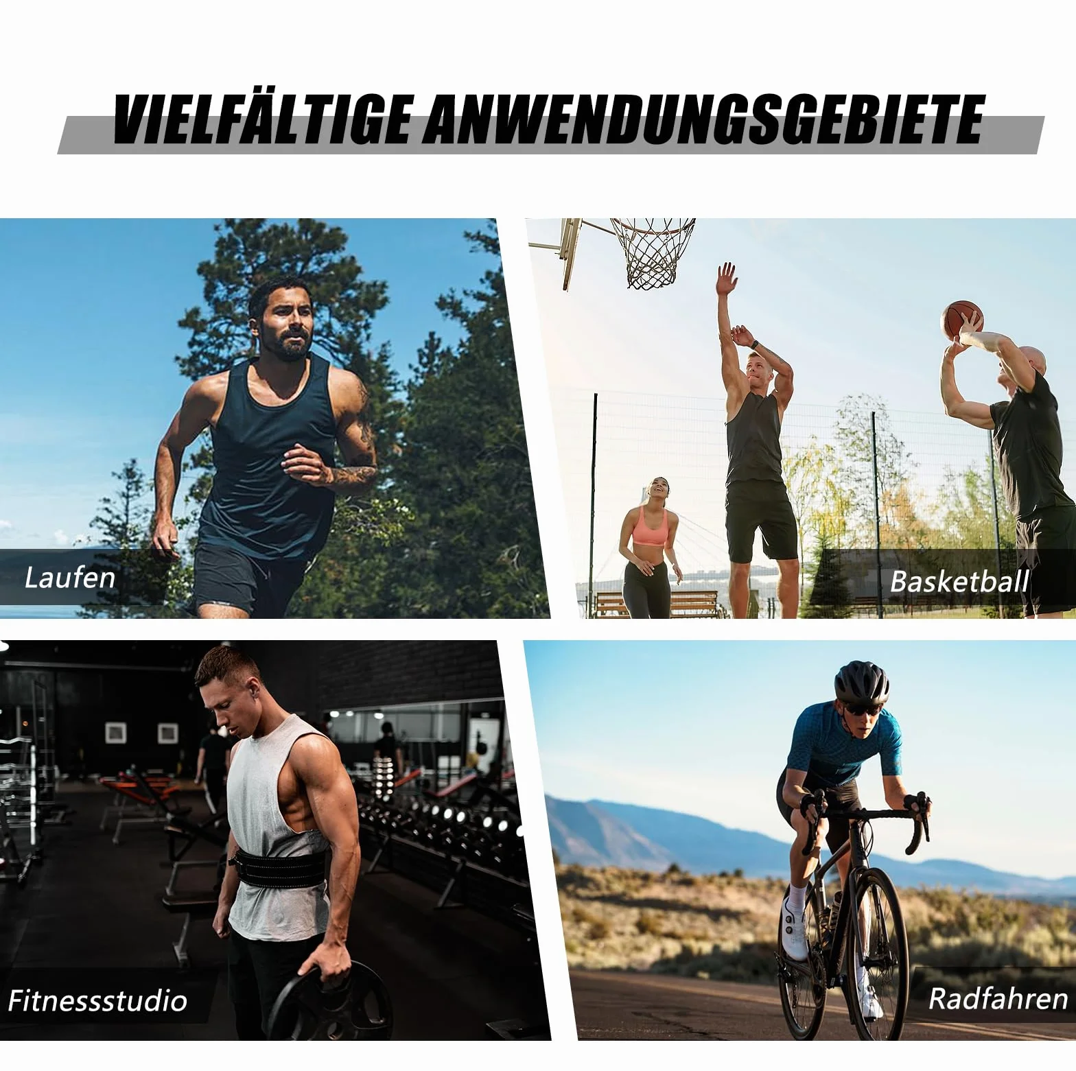 Męskie spodnie kompresyjne 3/4 Sportowe obcisłe legginsy do biegania Szybkoschnące spodnie sportowe do jazdy na rowerze Koszykówka Joga Siłownia