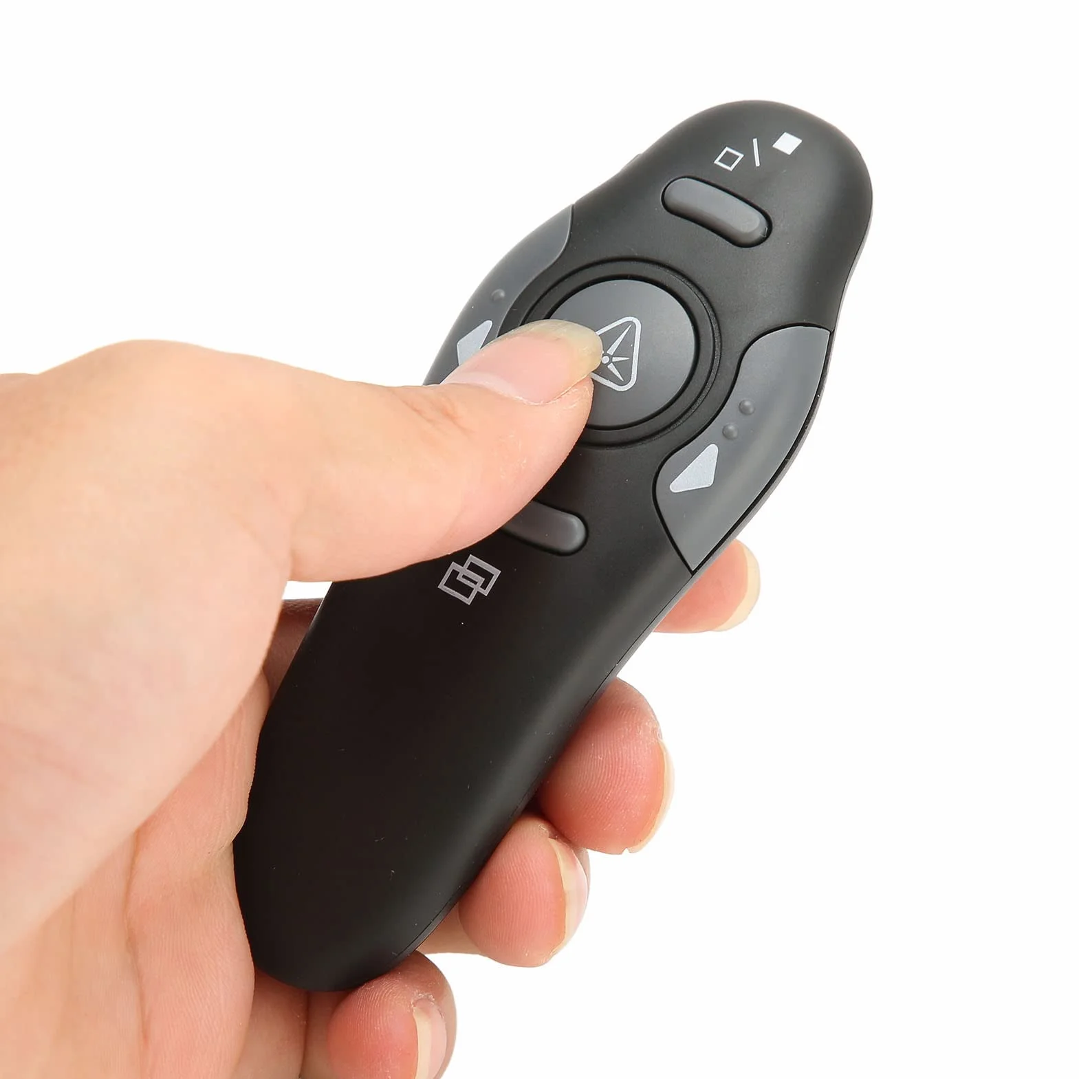 Bezprzewodowy Pilot Prezentera, Pilot Zdalnego Sterowania na Odległość 15 M, Pilot do Prezentacji Programu PowerPoint 2,4 GHz, Slide Advancer do Komputera, Laptopa