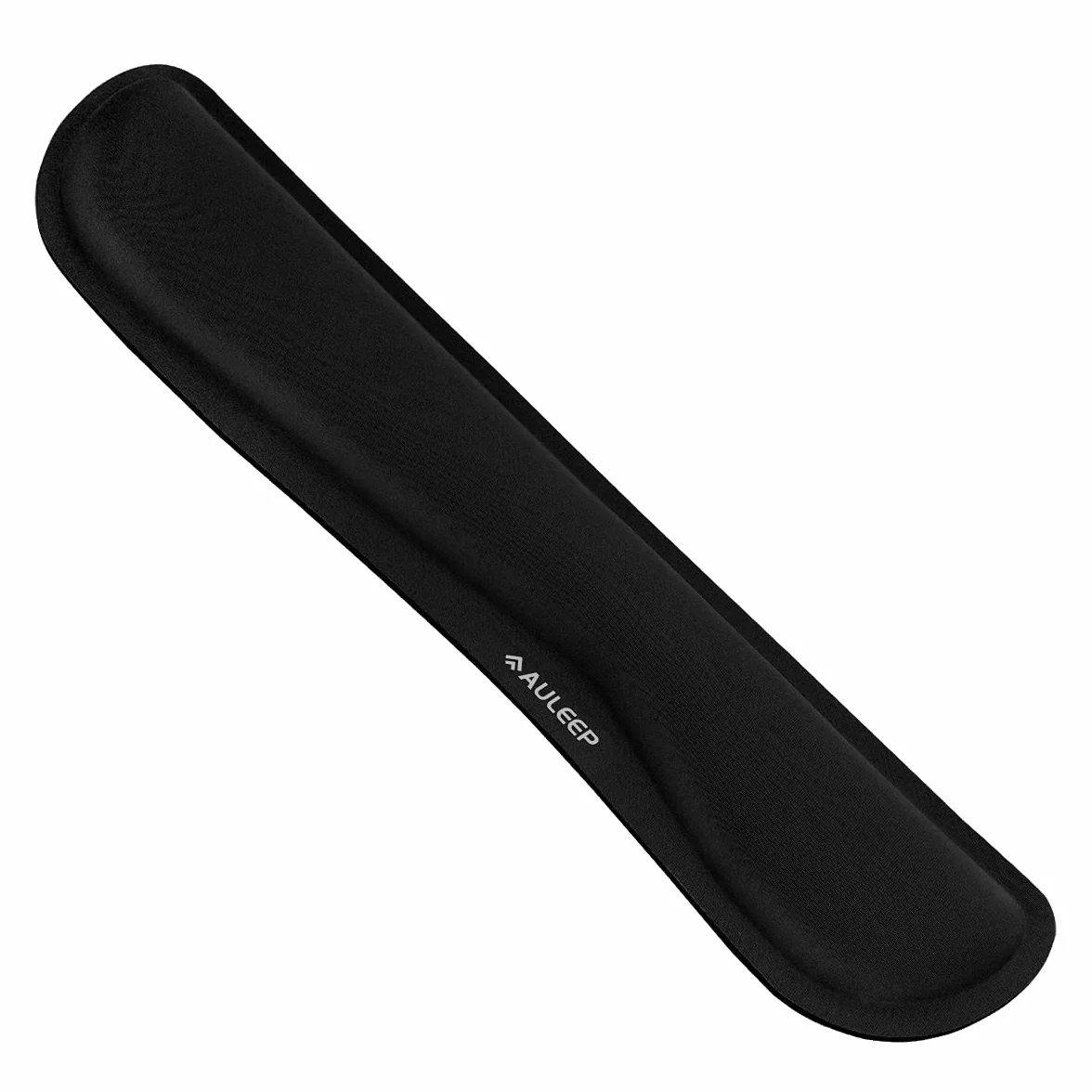 AULEEP Podkładka pod klawiaturę, antypoślizgowa gumowa podstawa i ergonomiczna konstrukcja do komputera PC laptopa Mac (czarna)