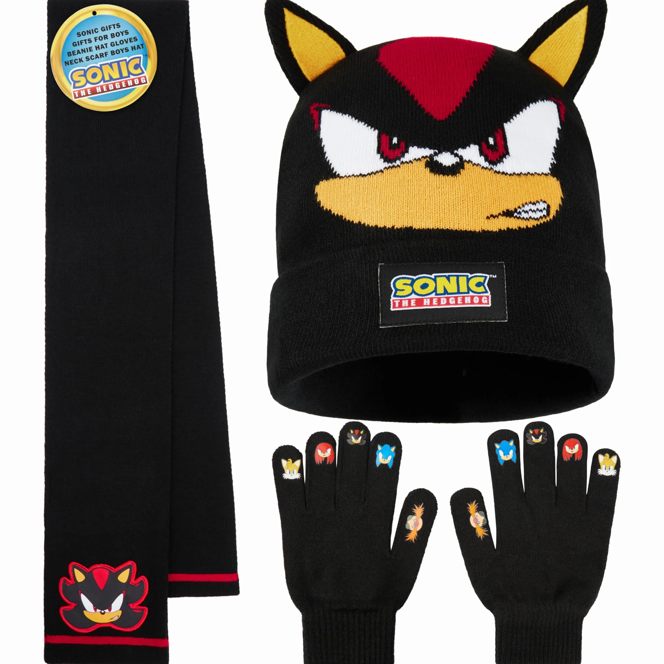 SONIC THE HEDGEHOG Zestaw zimowy Sonic