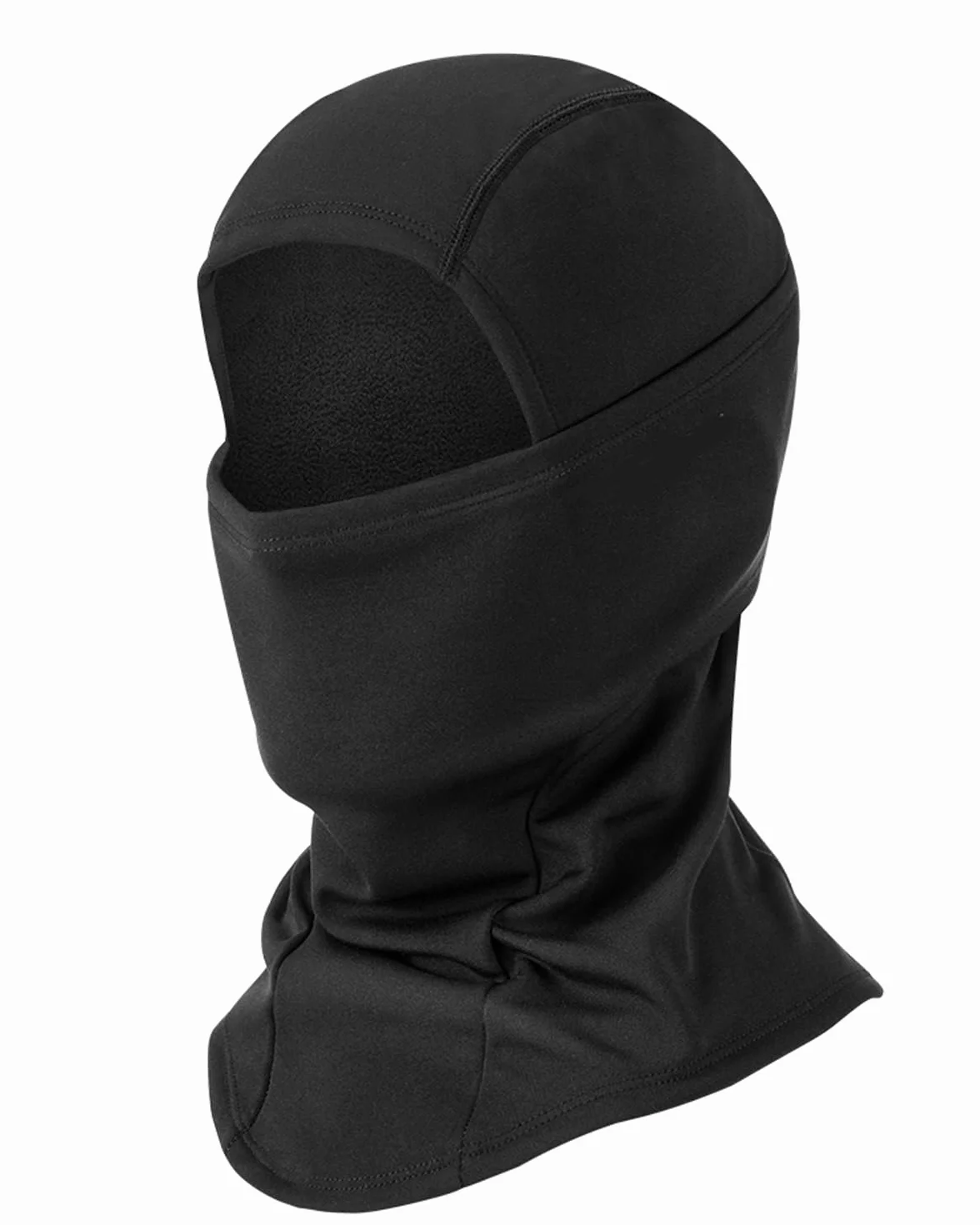 BAONUOR Balaclava zimowa kominiarka na rower, motocykl, narty, dla kobiet i mężczyzn, czarna, czarny, Rozmiar uniwersalny