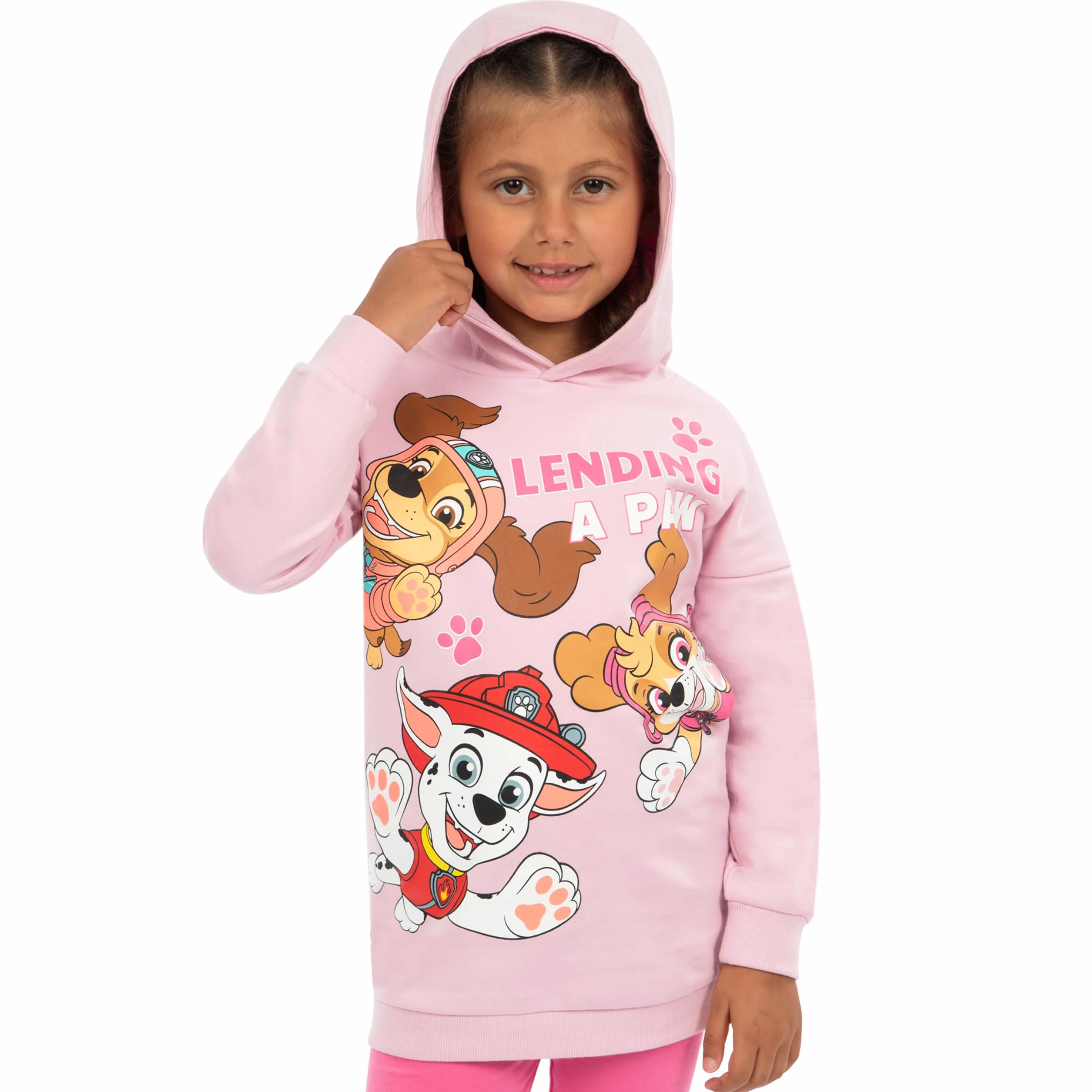 PAW Patrol Outfit | Zestaw Bluza z Kapturem i Legginsy dla Dziewczynek | Ubrania dla Dziewczynek