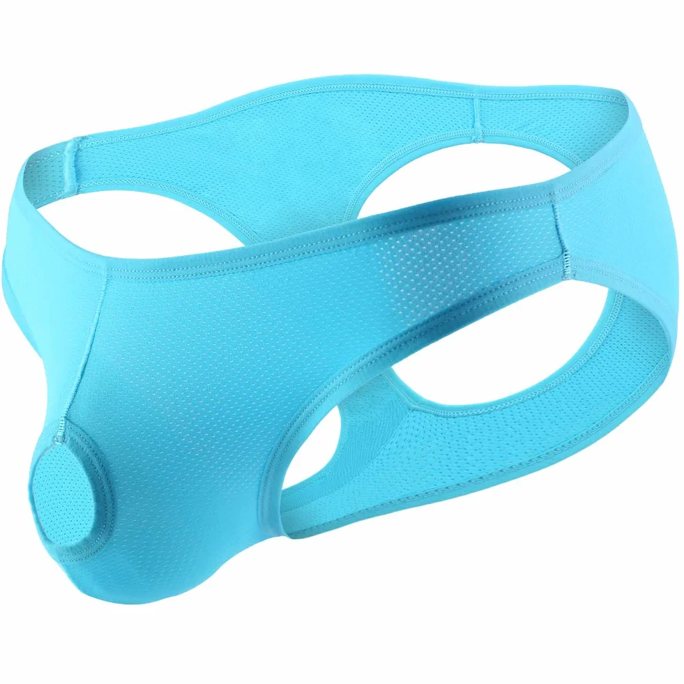 Summer Code Męskie seksowne wydrążone etui stringi zestaw bielizny