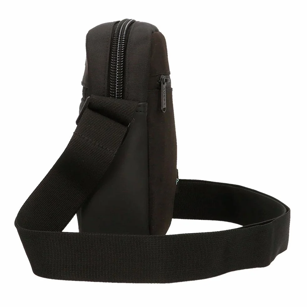Adept Dmas Torba na ramię Czarny 15x19,5x6 cm Poliester i PU, Czarny, Torba na ramię