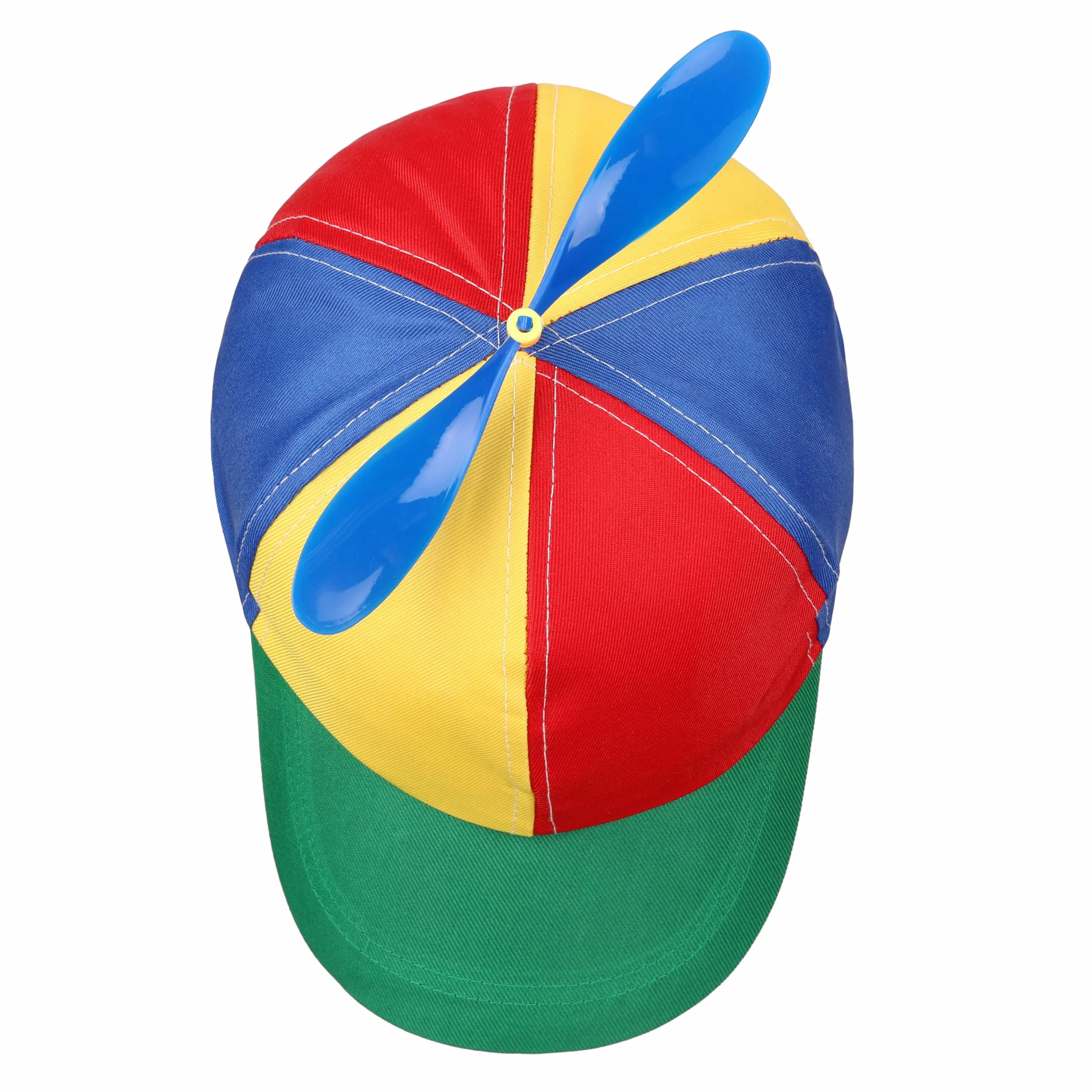 śmigłowa czapka - zabawna czapka bejsbolowa dla dorosłych - śmigłowcowa osłona głowy do kostiumów na karnawał, ostatki lub imprezy tematyczne
