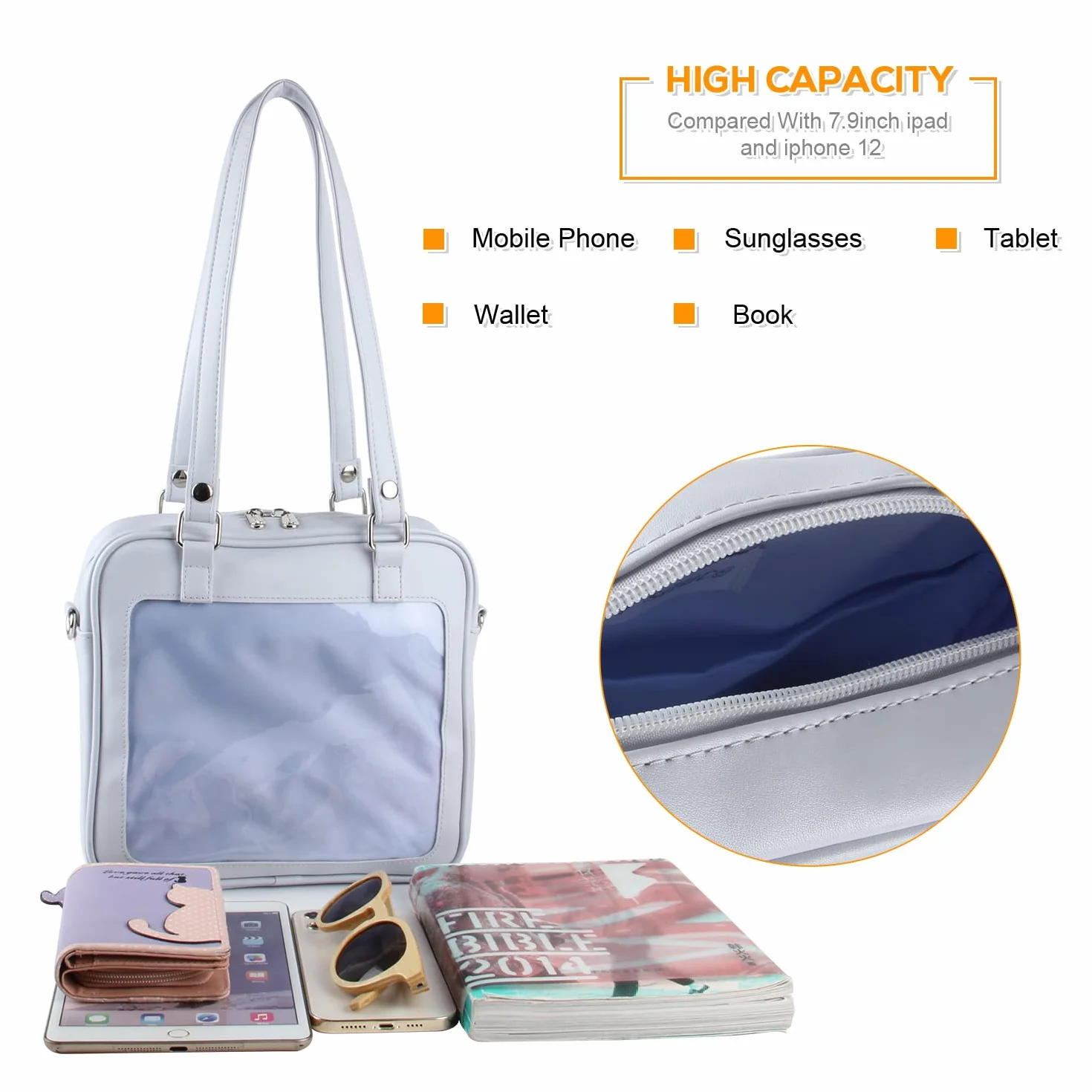 Ita Bag Kawaii plecak torebka damska crossbody torba kurierska japońska JK jednolite torebki na ramię