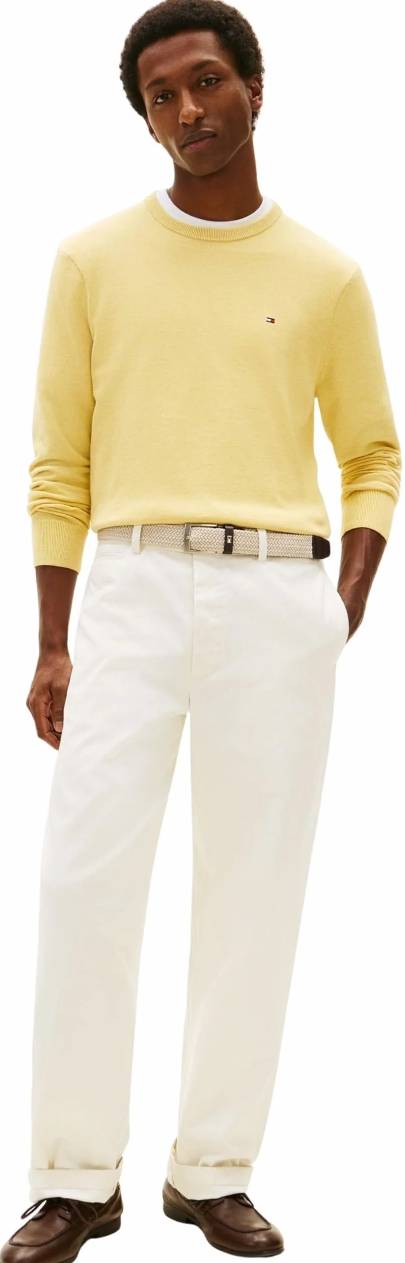 Tommy Hilfiger Sweter pullover Mężczyźni Essential Ssnl Cotton Crew Neck Mw0mw39999