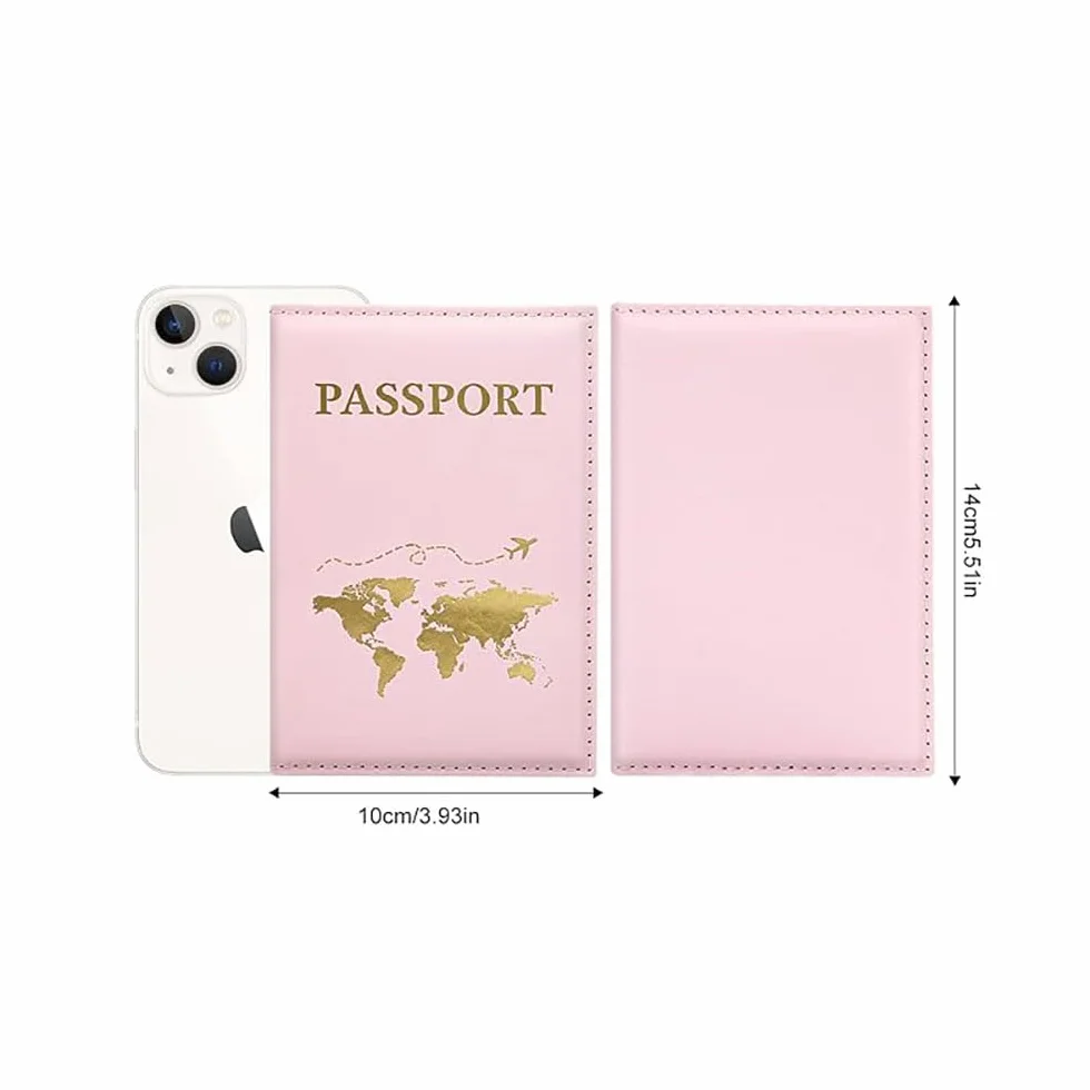 Pokrowiec na paszport, Rosa, 10*14cm, Nowoczesny