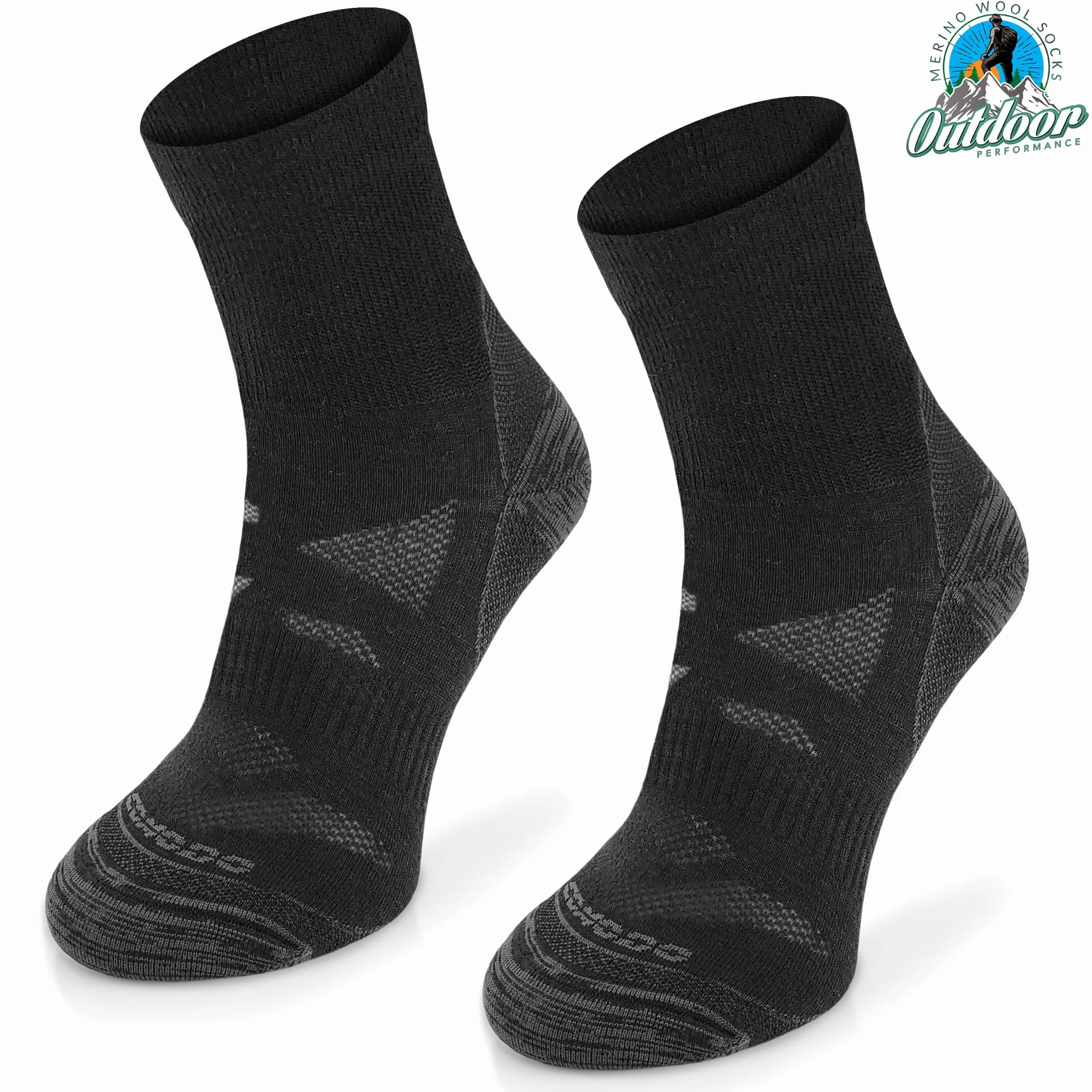Comodo Technical Socks - Skarpety Termoaktywne - Wełna Merino 65% - Trekkingowe, do Aktywności, Krótkie, Lekkie, Oddychające