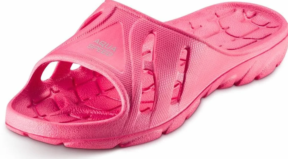 AQUA-SPEED KLAPKI BASENOWE JUNIOR ALABAMA PINK KOLOR RÓŻOWY ROZMIAR 33