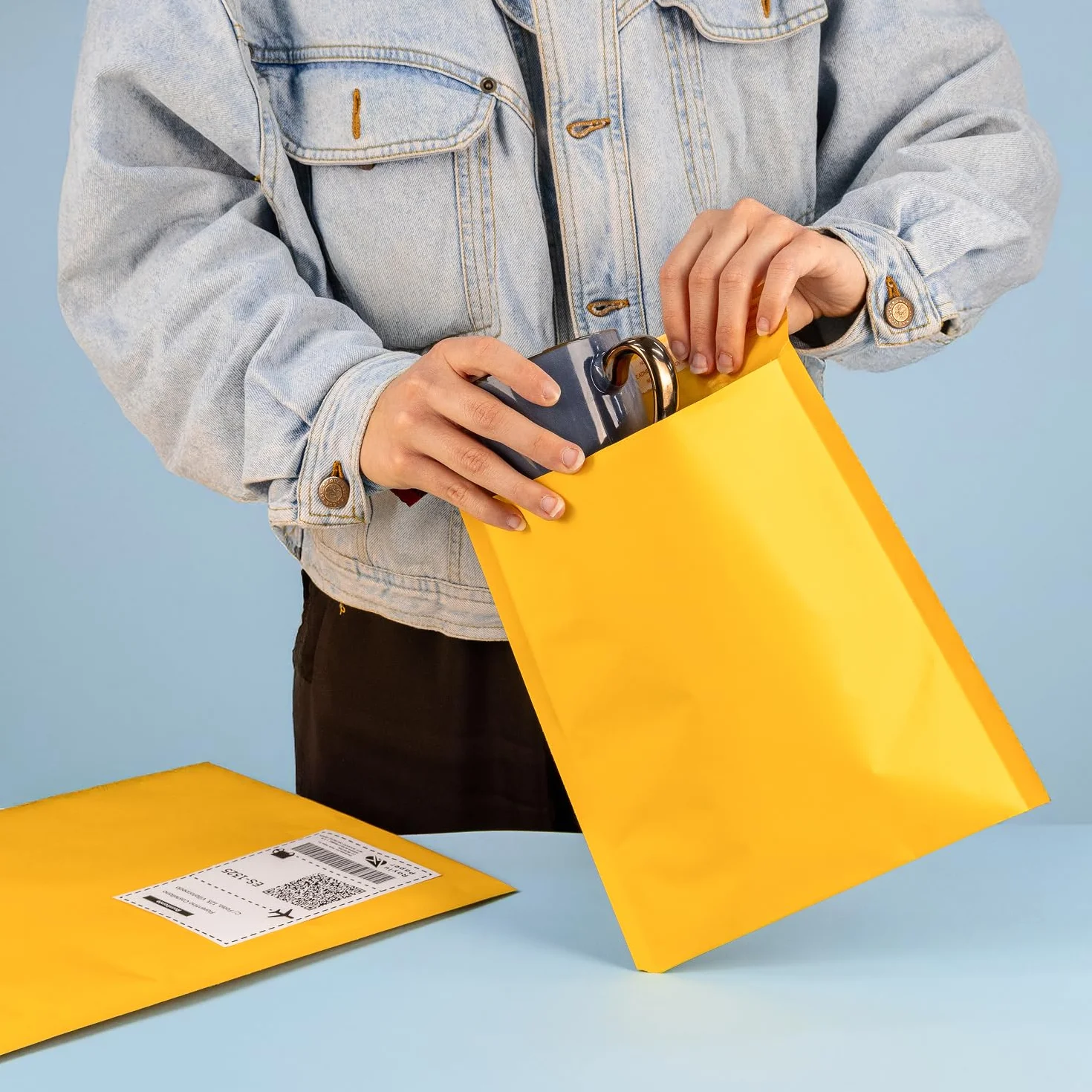 Raylu Paper® - Opakowanie 10 pakowanych kopert z bąbelkami Kraft z samoprzylepnym zapięciem, wyściełane koperty Kraft do wysyłki w kolorze brązowym 10 sztuk (270x360 mm)