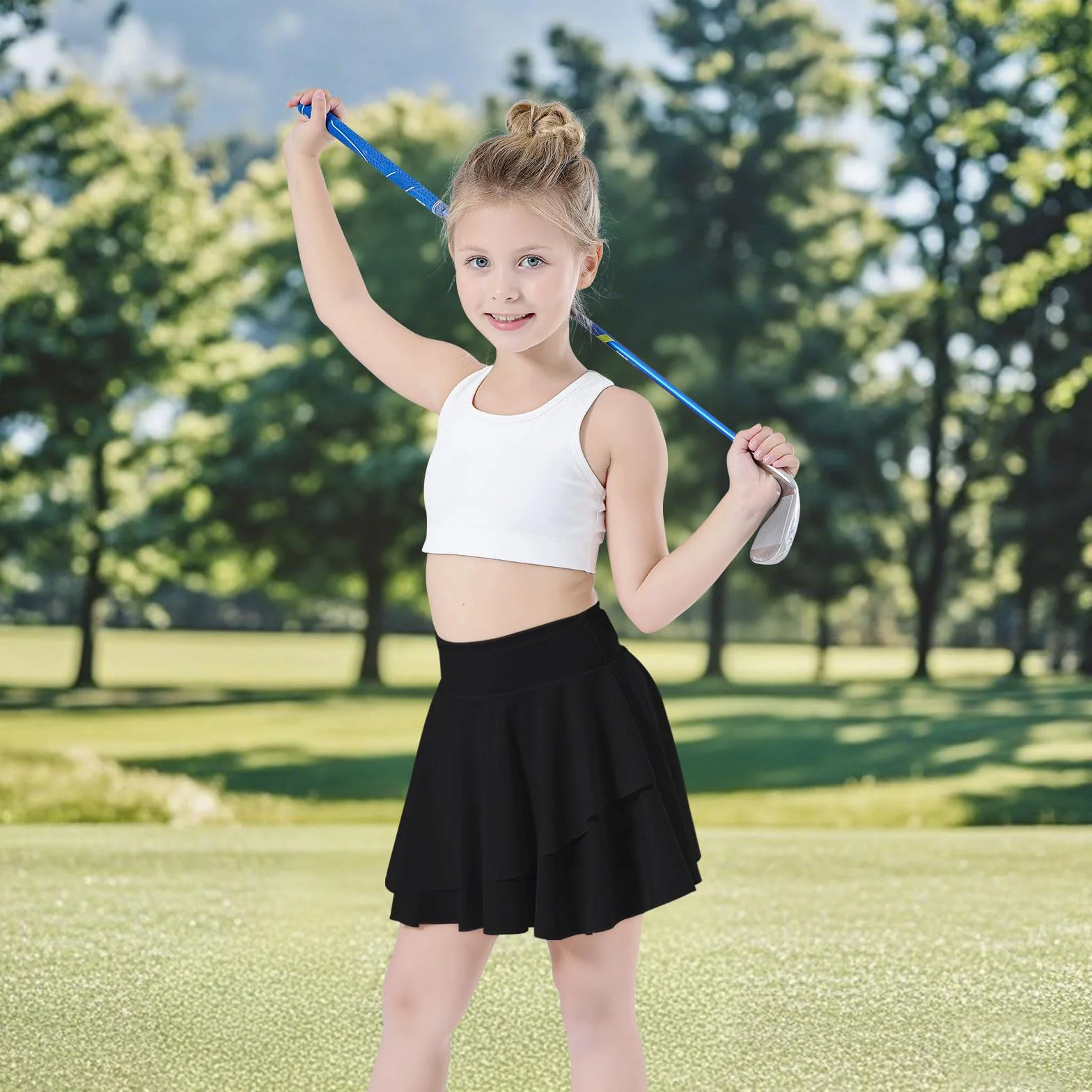Bezioner Spódnica tenisowa dziewczęce plisowane spódnice golfowe szkolna spódnica skaterska spódniczka z wysokim stanem dla dziewcząt