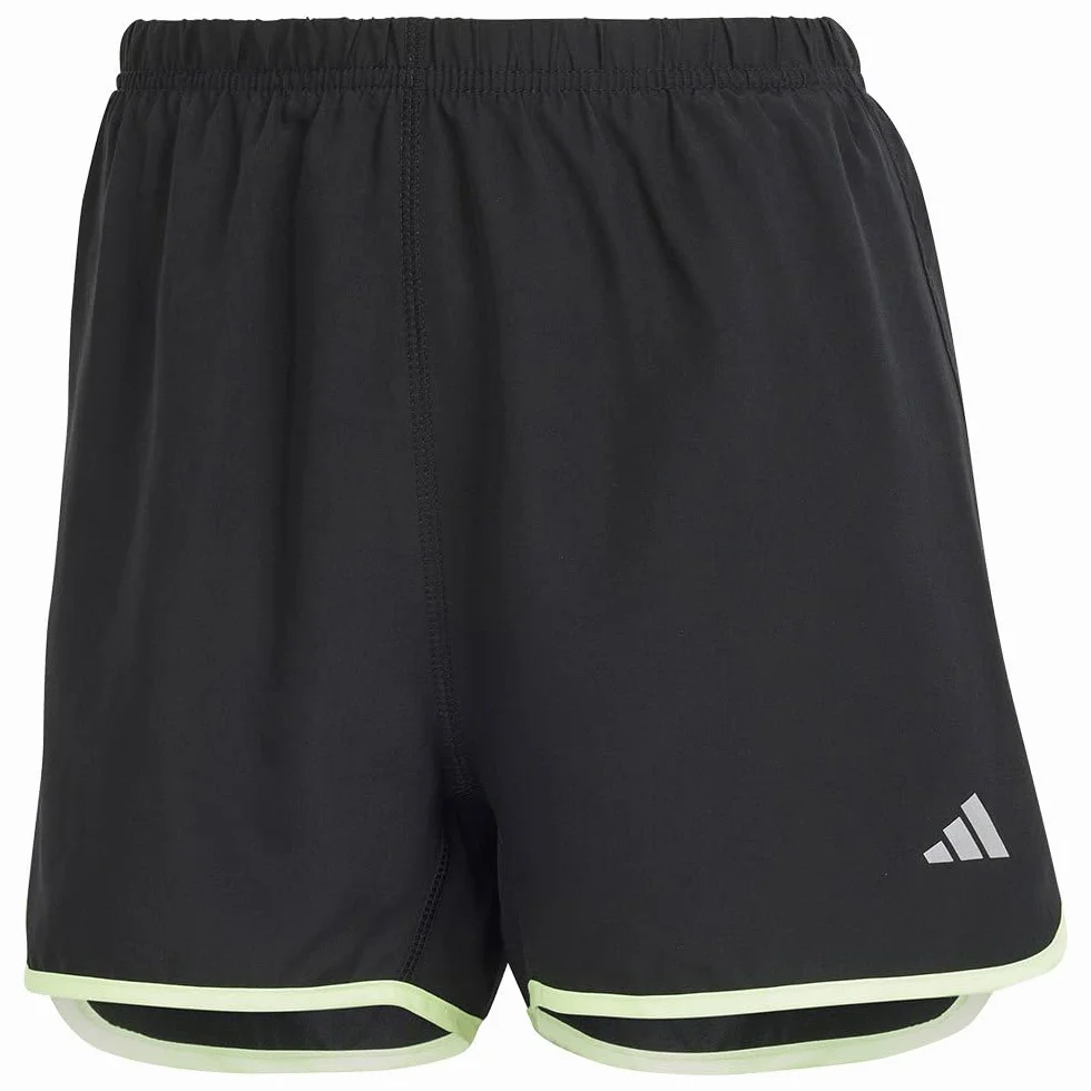 adidas Damskie krótkie spodenki Run It, S 10 cm czarny/miętowy