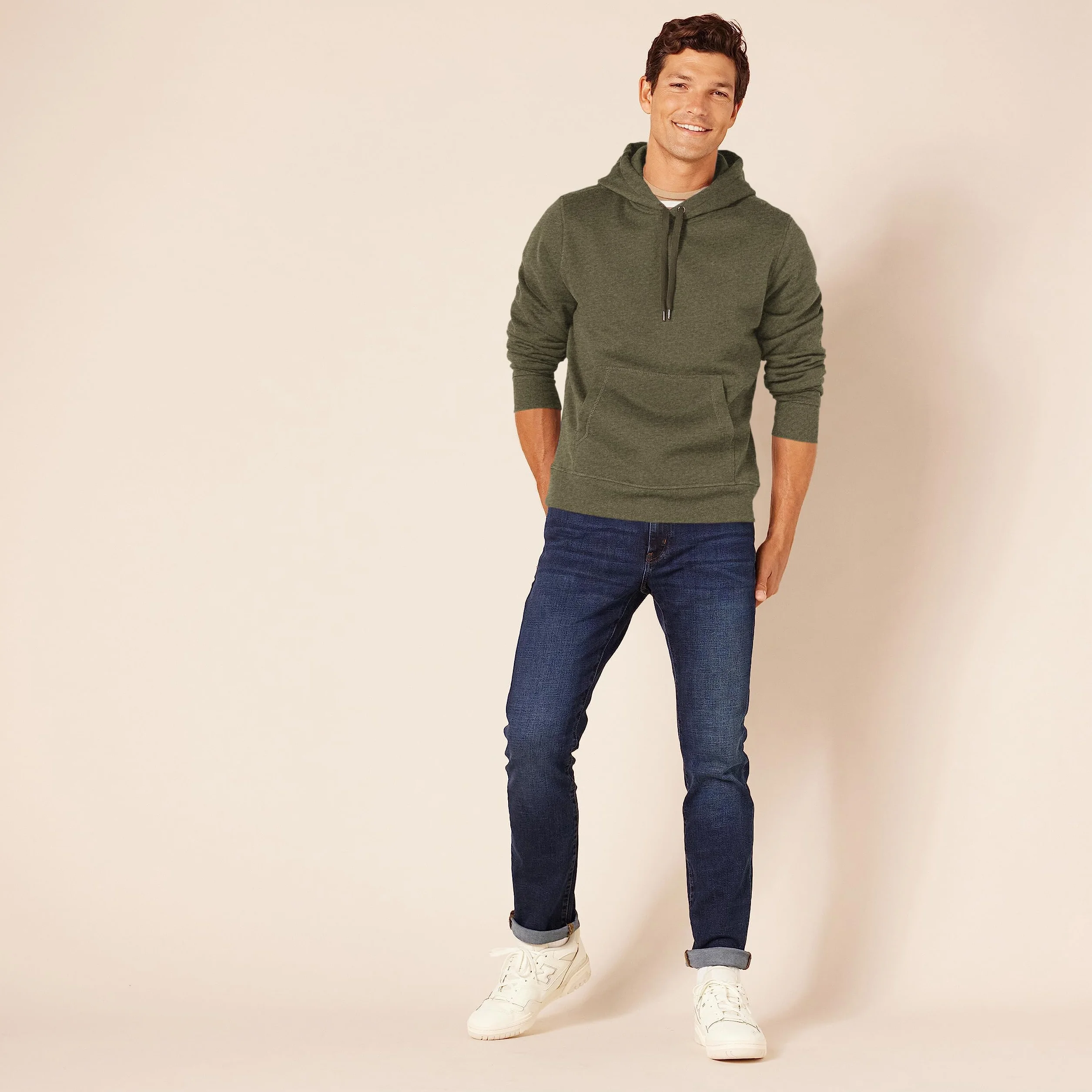 Amazon Essentials Mężczyźni Bluza polarowa z kapturem (dostępna w wersjach Big i Tall)