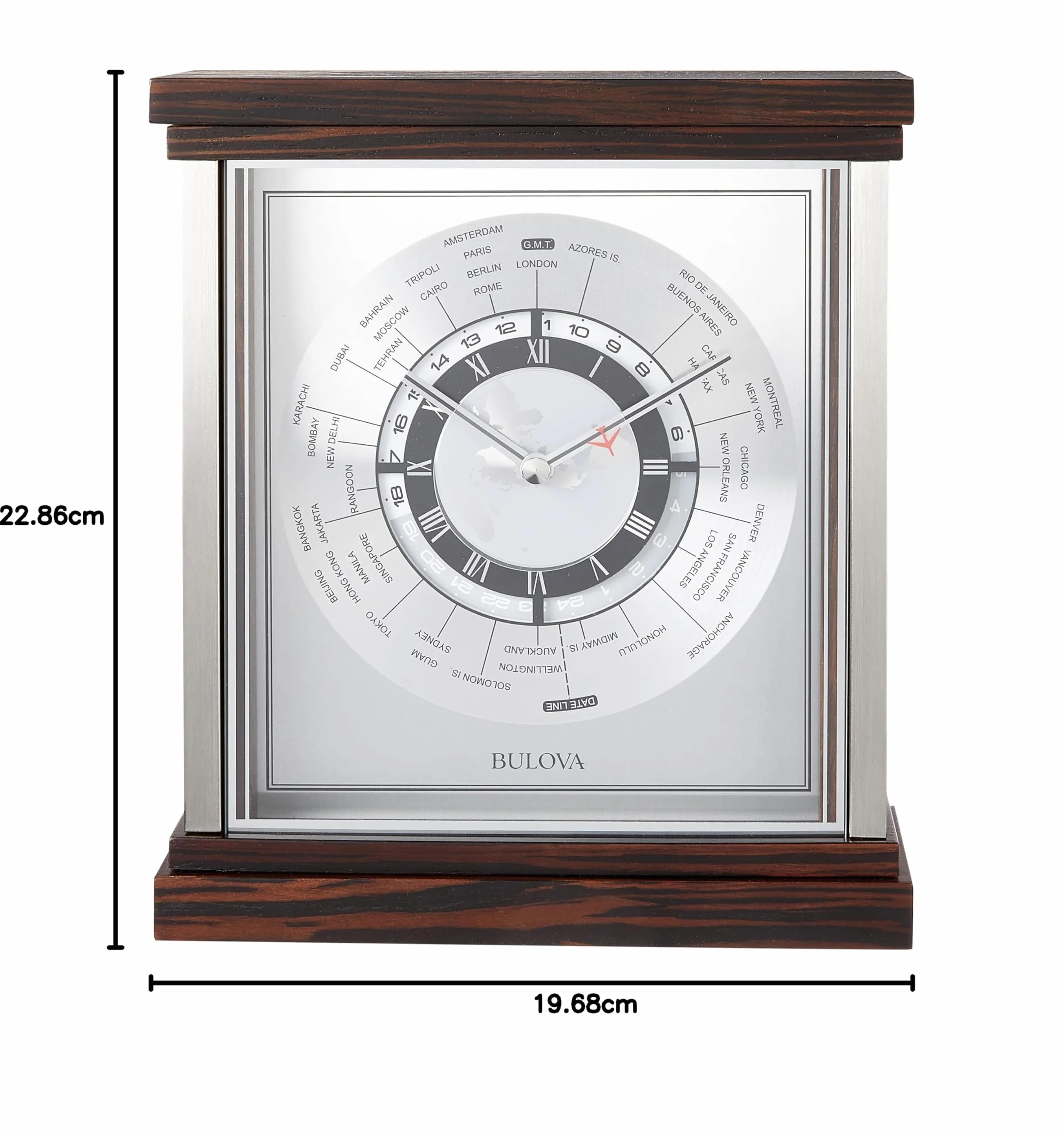 Bulova B2258 Zegar Wyndmere World Time