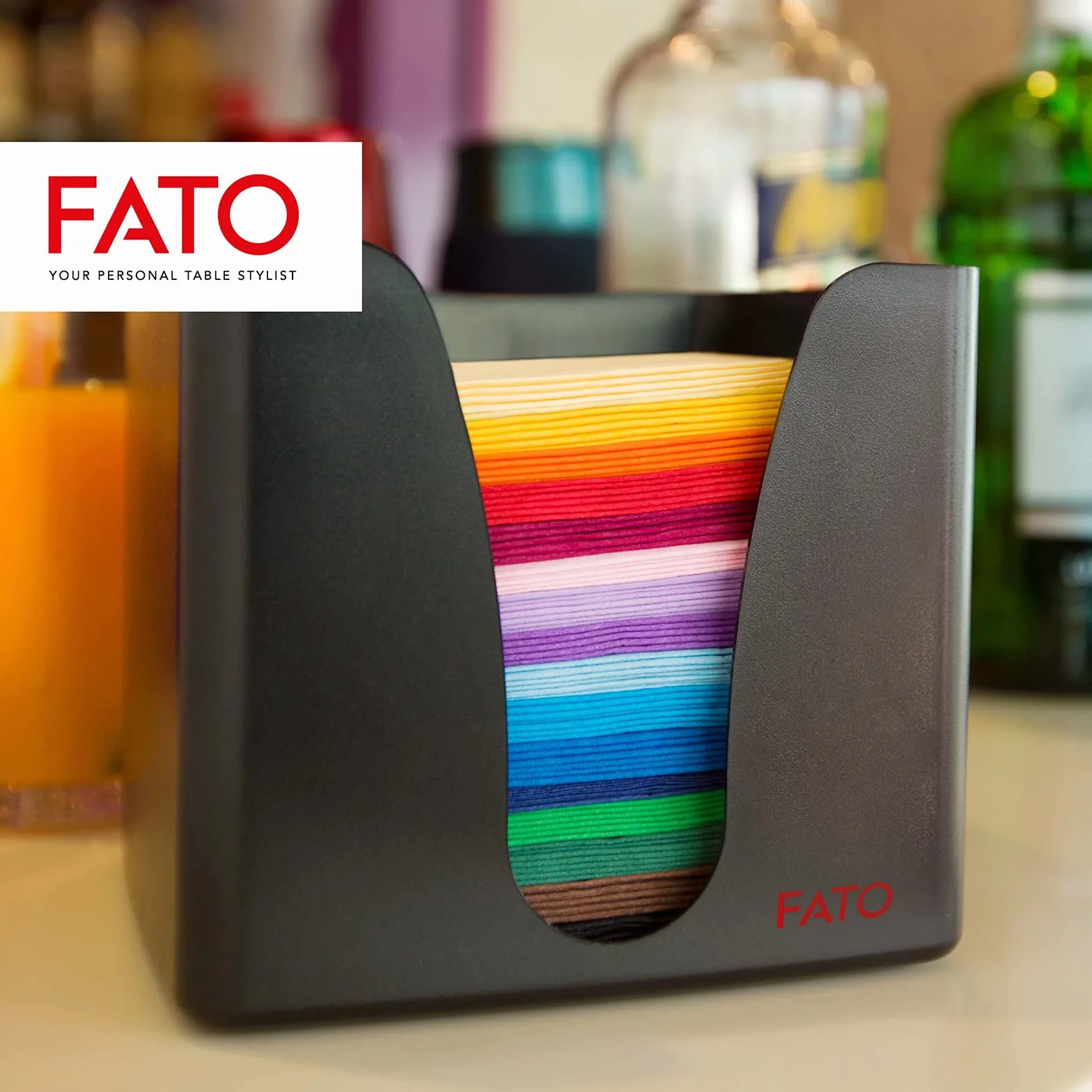 Fate jednorazowe serwetki papierowe, idealne na Aperitif i koktajl