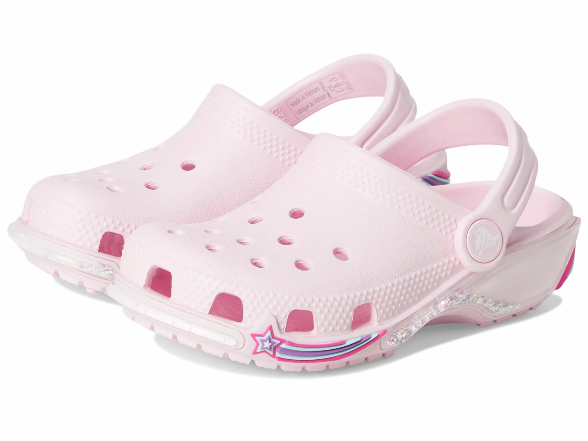 Crocs Uniseks - dzieci Classic Star Sparkle Shaker Clog TChodak