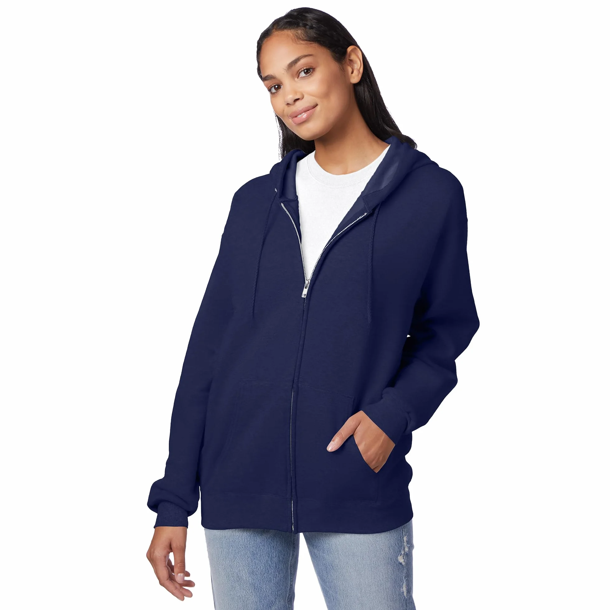 Hanes Bluza z kapturem z zamkiem błyskawicznym Mężczyźni P180 (1 w zestawie)