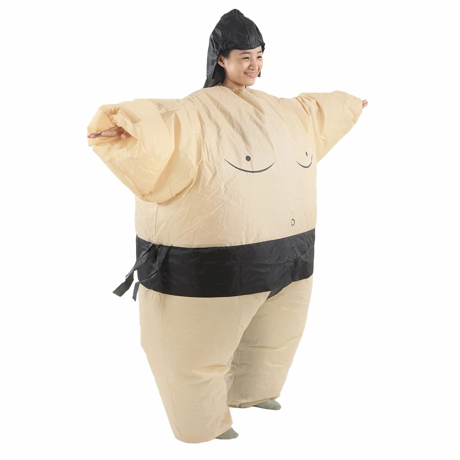 Nadmuchiwany Kostium, Zasilany Bateryjnie Kostium Zapaśniczy Sumo, Wodoodporny materiał Nadmuchiwane Kostiumy dla Dorosłych Dzieci, Impreza z Okazji Halloween Kostiumy Cosplay (150‑190cm)