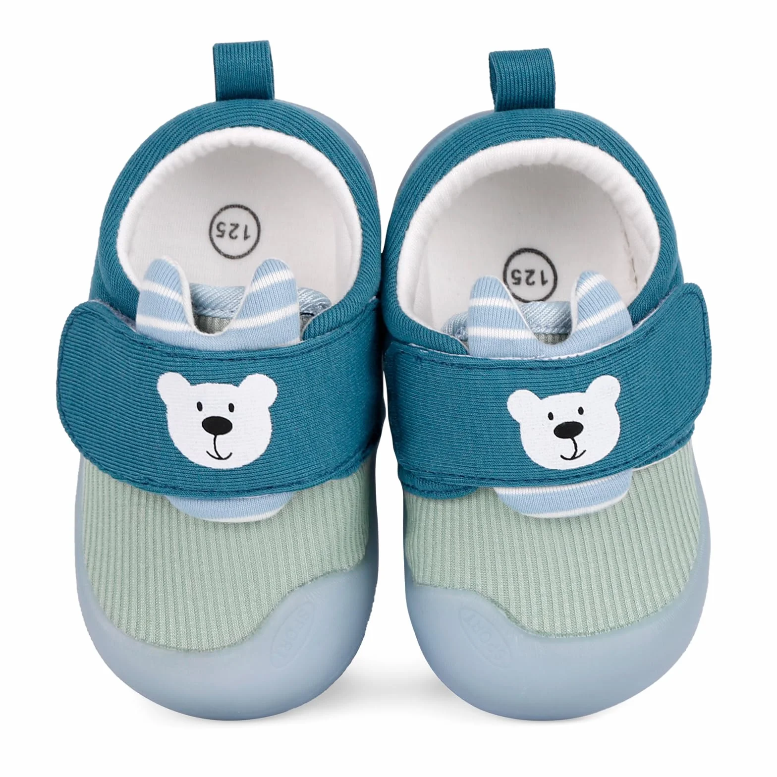 MASOCIO Buty dla chłopców i dziewczynek, buty do nauki chodzenia, miękkie, płaskie, gumowe, antypoślizgowe