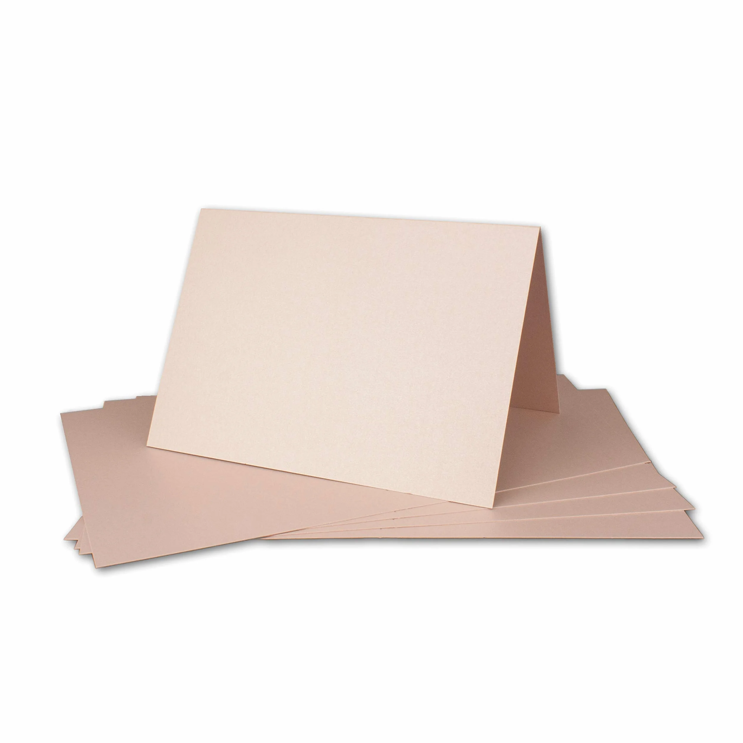 ARTOZ NORDANA 25 x DIN A5 zestaw kartek składanych z kopertami DIN C5 - różowy glow - 300 g/m² - 14,8 x 21 cm - błyszczący papier do majsterkowania i drukowania