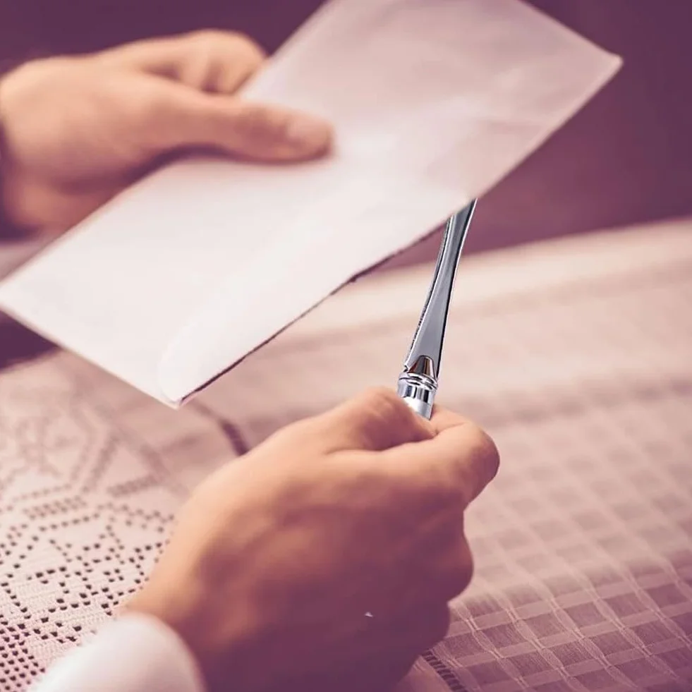 Otwieracz do listów, Metalowy otwieracz do listów, 3 szt., otwieracz do listów ze stali nierdzewnej,otwieracz do kopert, do kartonu, papieru, pudełka
