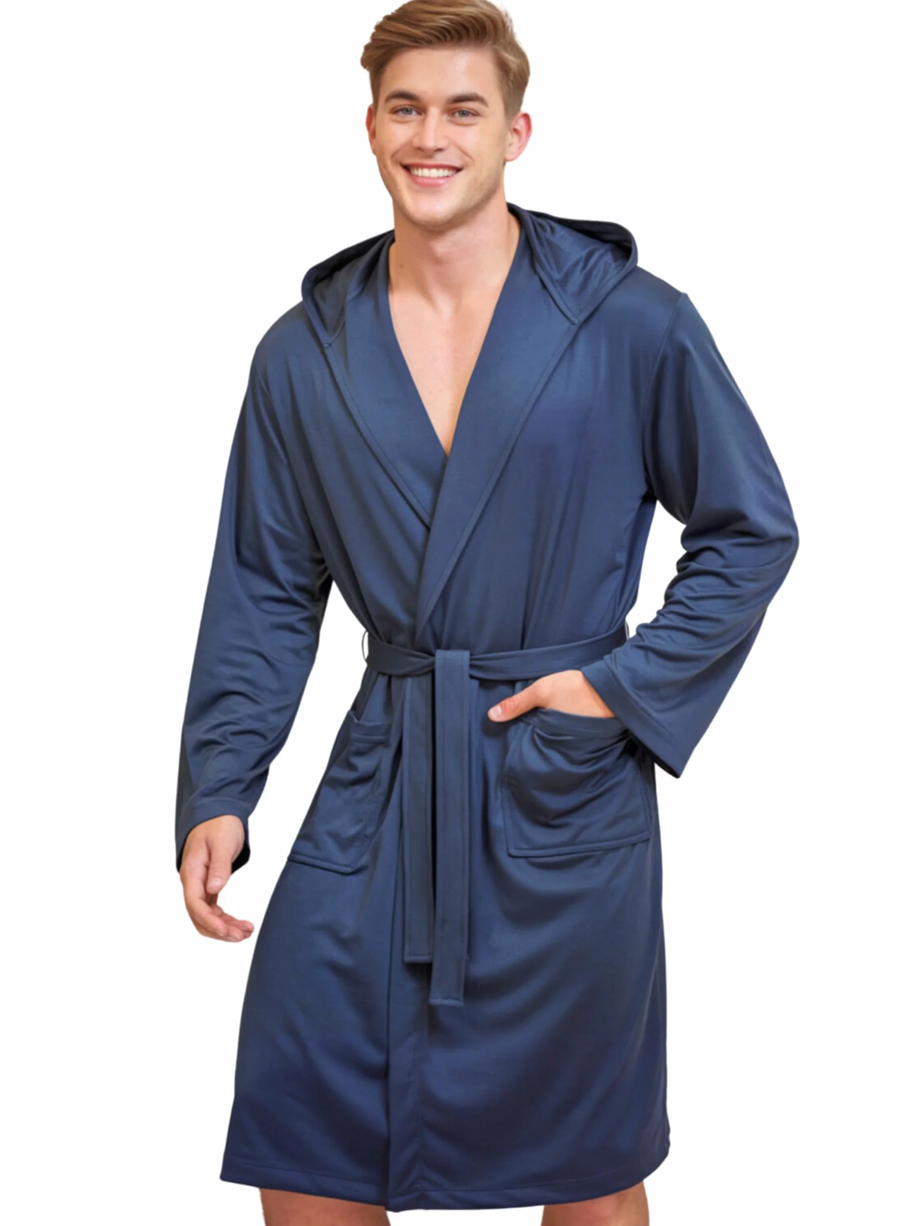 o-day Szlafrok męski z mikrofibry Premium damski szlafrok z mikrofibry oszczędzający miejsce do podróży basen siłownia miękki szlafrok unisex mikrofibra 2.0