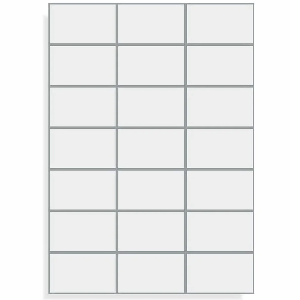 Etykiety 70 x 42,4 mm samoprzylepne białe - 210 sztuk / 10 arkuszy A4 3 x 7 70 x 42,4 - etykiety adresowe 70 x 42 4668 3562